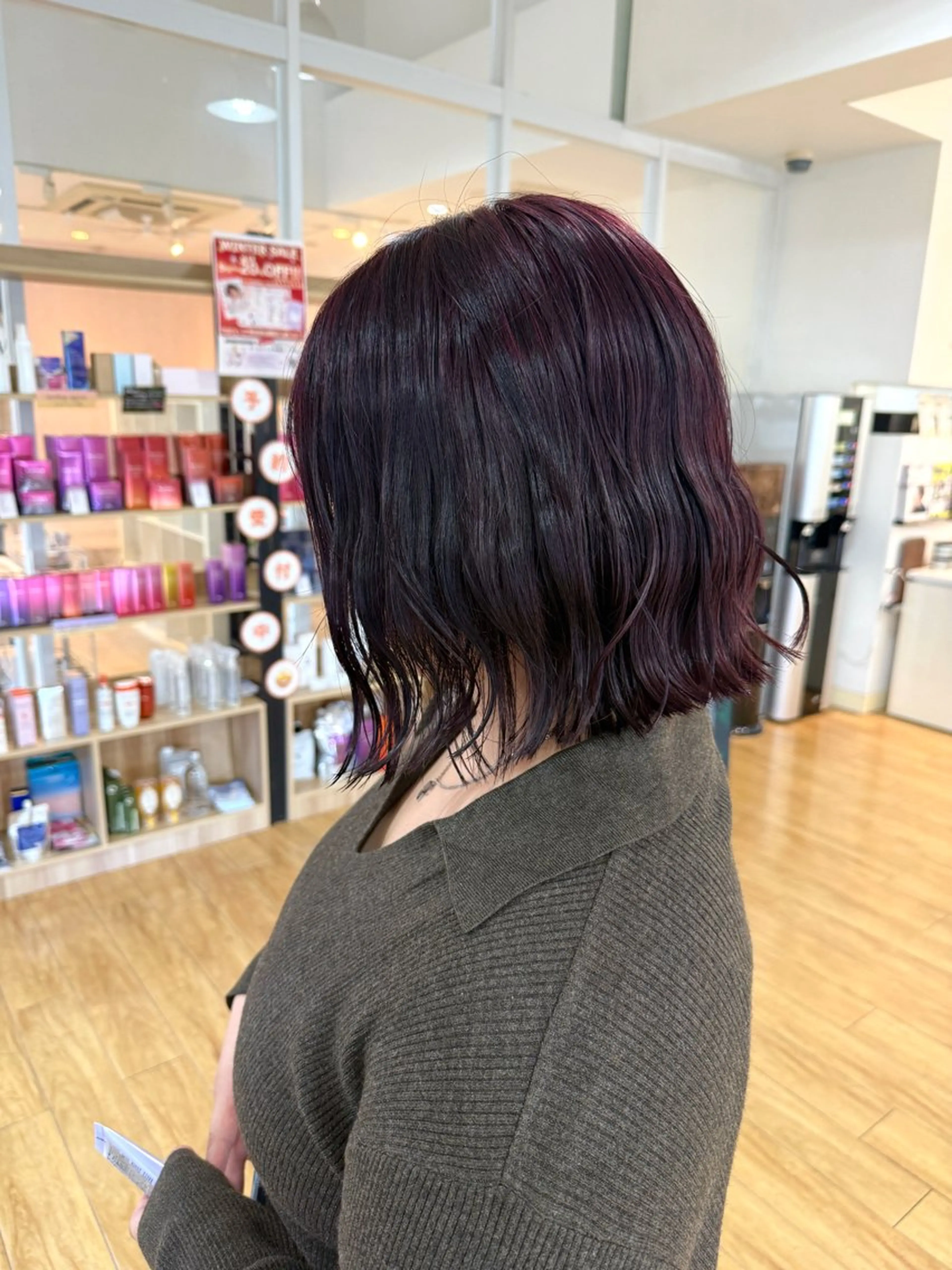 ショート カラー ヘアカラー トリートメント 鹿児島 聖来のヘアスタイル