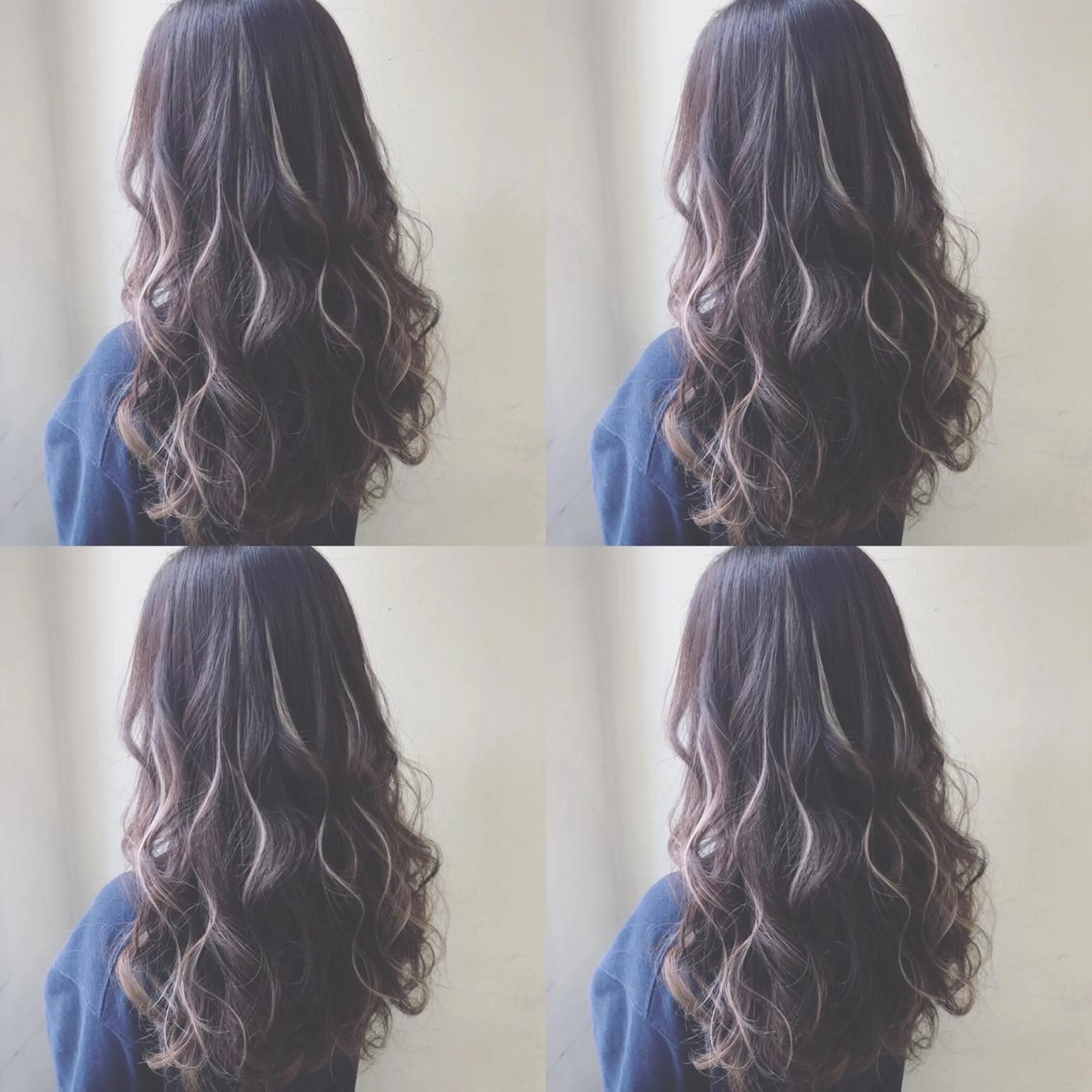 ロング カラー シールエクステ ハイライトカラー エクステ ハイライト 🌷MAYU 🌷のヘアスタイル