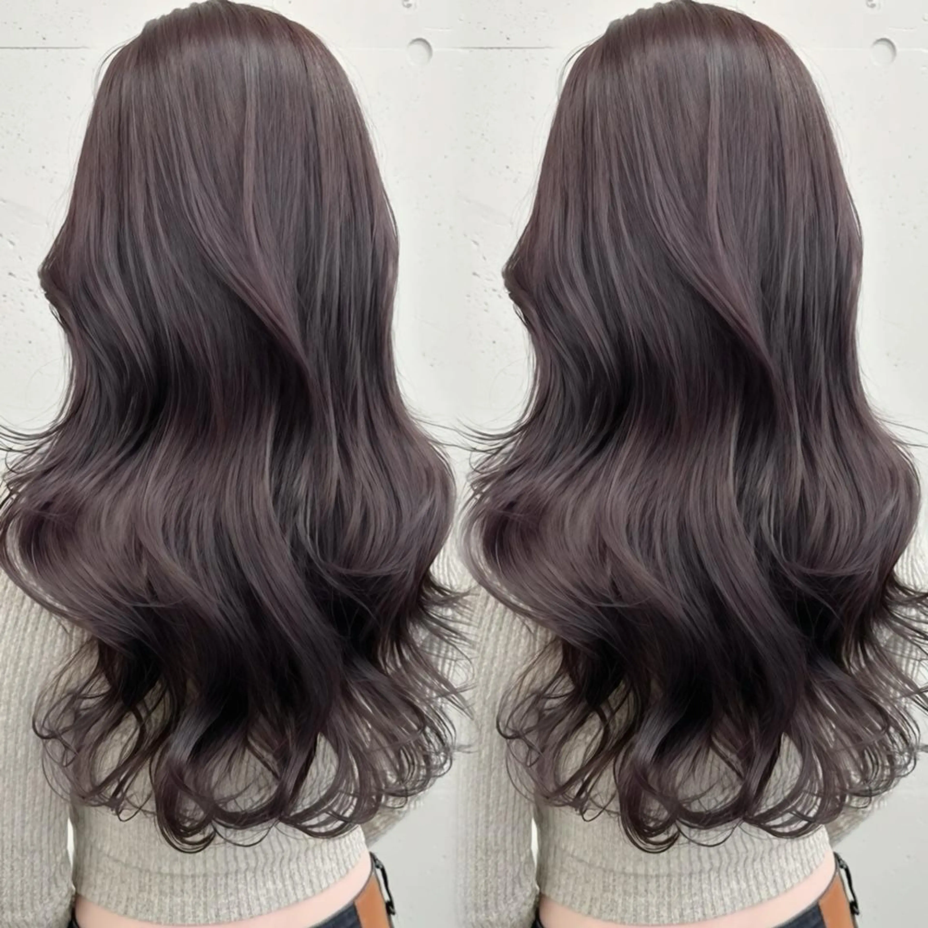 カラー セミロング 透明感カラー グレージュ ラベンダーカラー ラベンダーグレージュ ラベンダーグレー ヘアカラー トリートメント 透明感🪽艶カラー☆ トレンドヘア✨のヘアスタイル