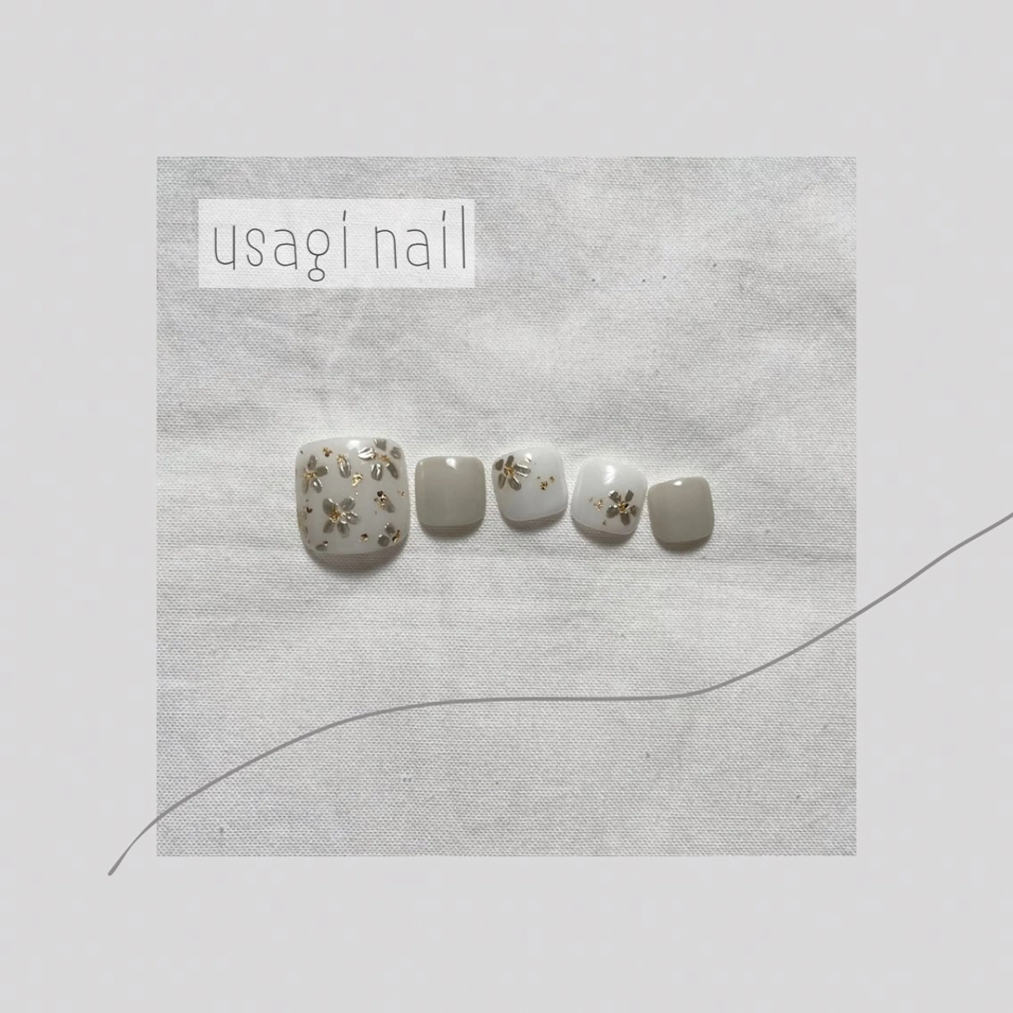 ネイル フットネイル usagi nailのネイルデザイン