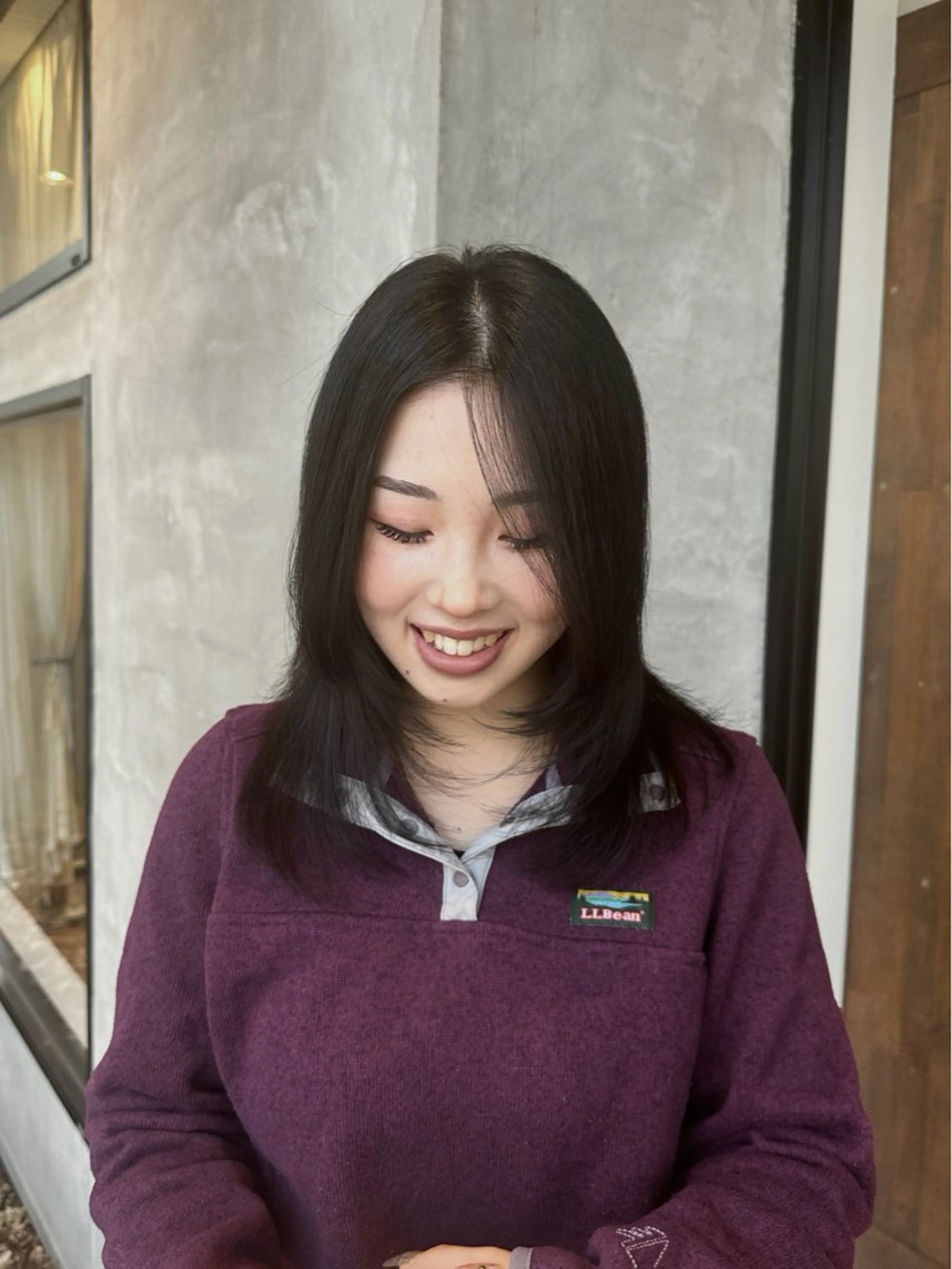 ミディアム カラー ブリーチ Lapis / miyu.のヘアスタイル