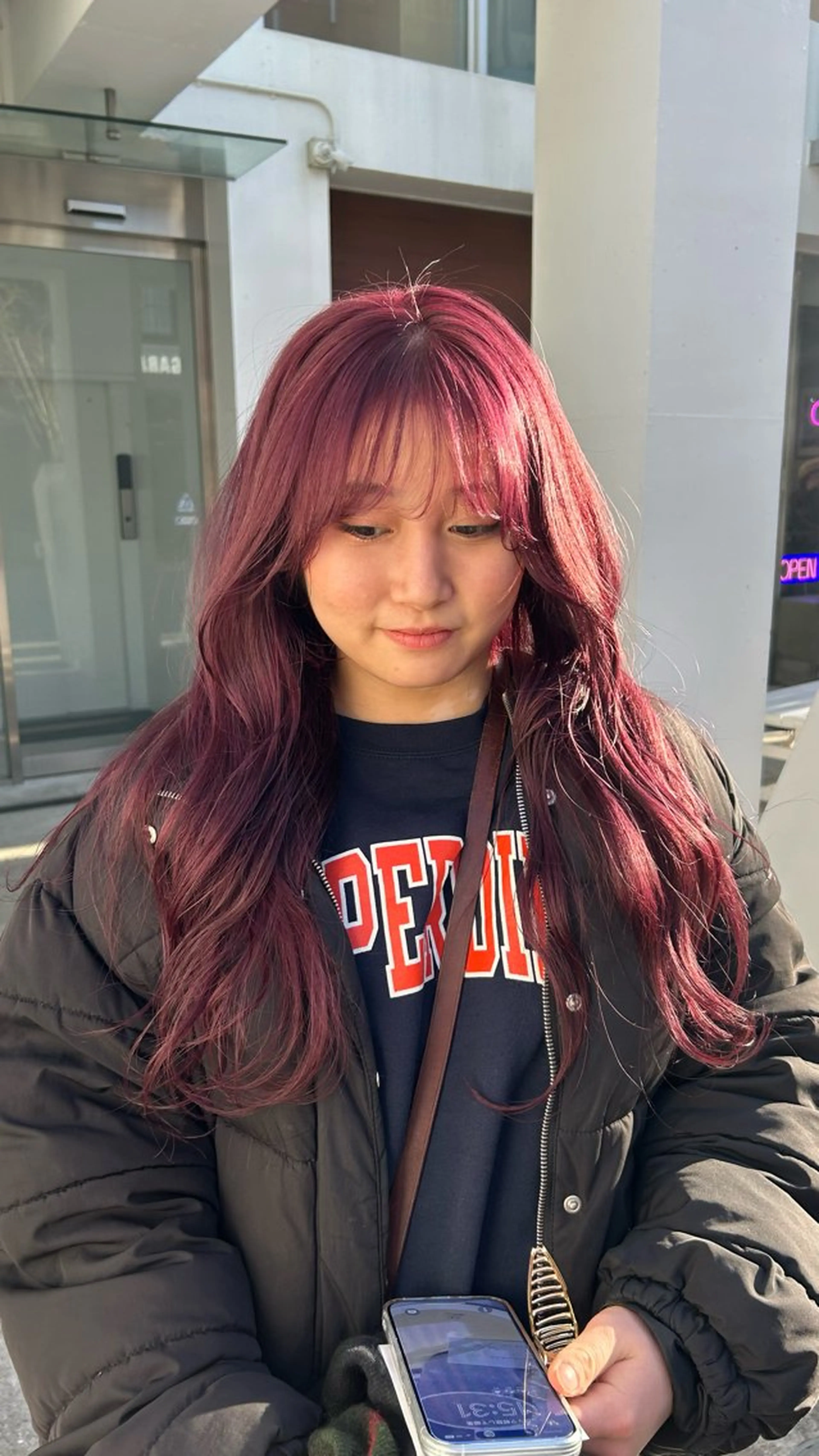 カラー じゅわっと暖色カラー 🍊Moemiのヘアスタイル