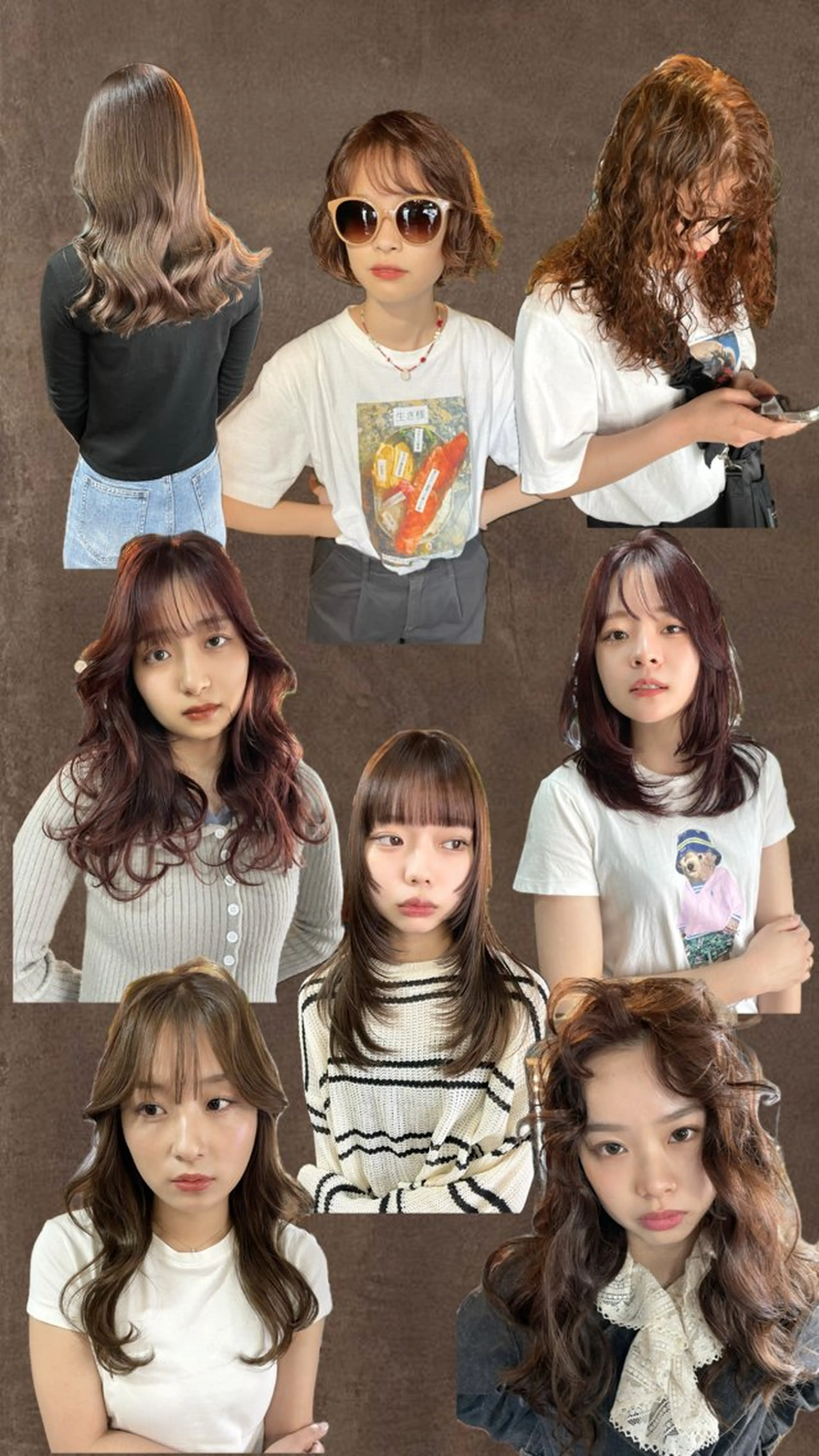 カラー ベージュカラー ブラウンカラー オレンジ vivre libreのヘアスタイル