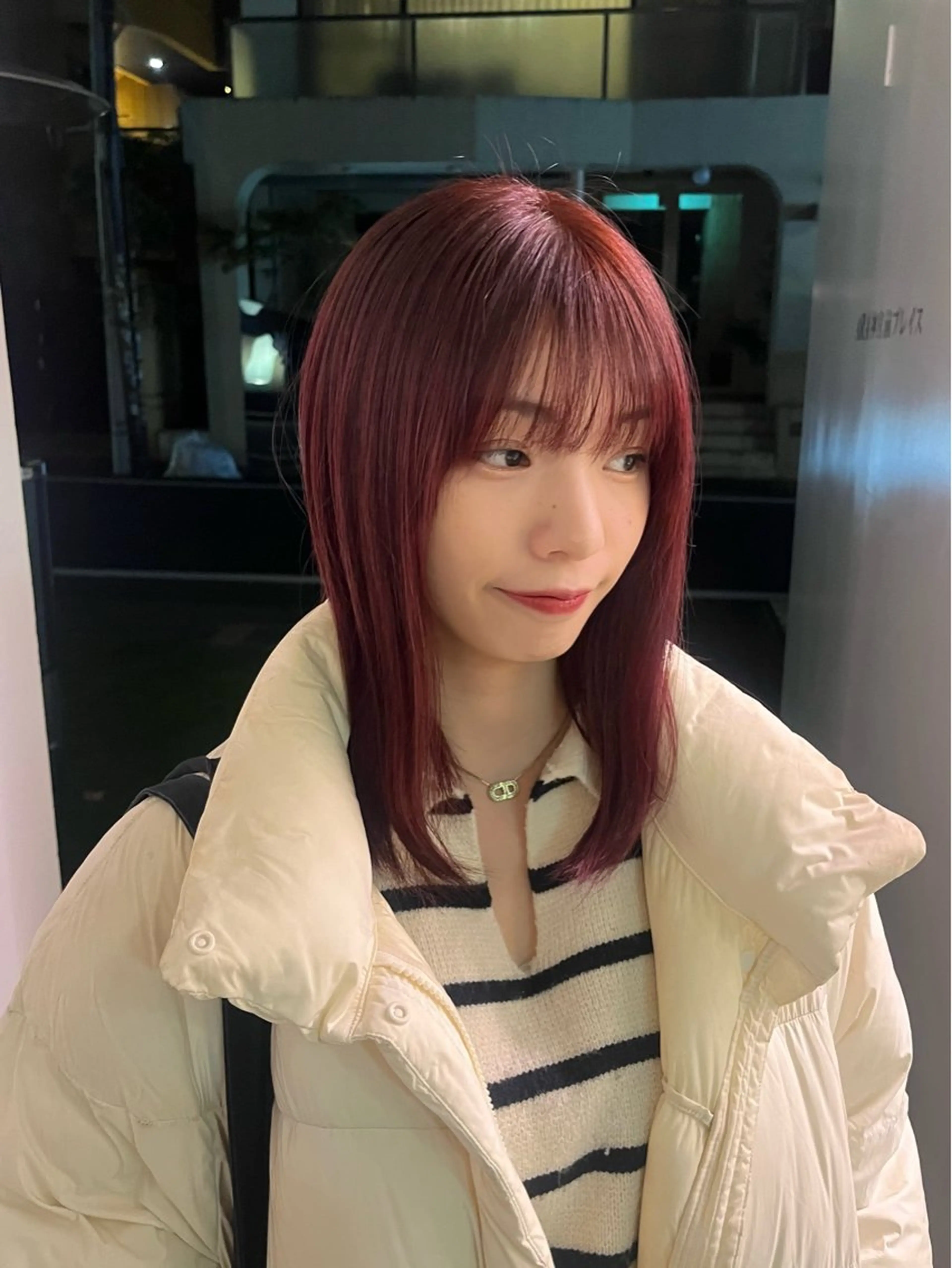 カラー 縮毛矯正/くすみカラ ーayukaのヘアスタイル