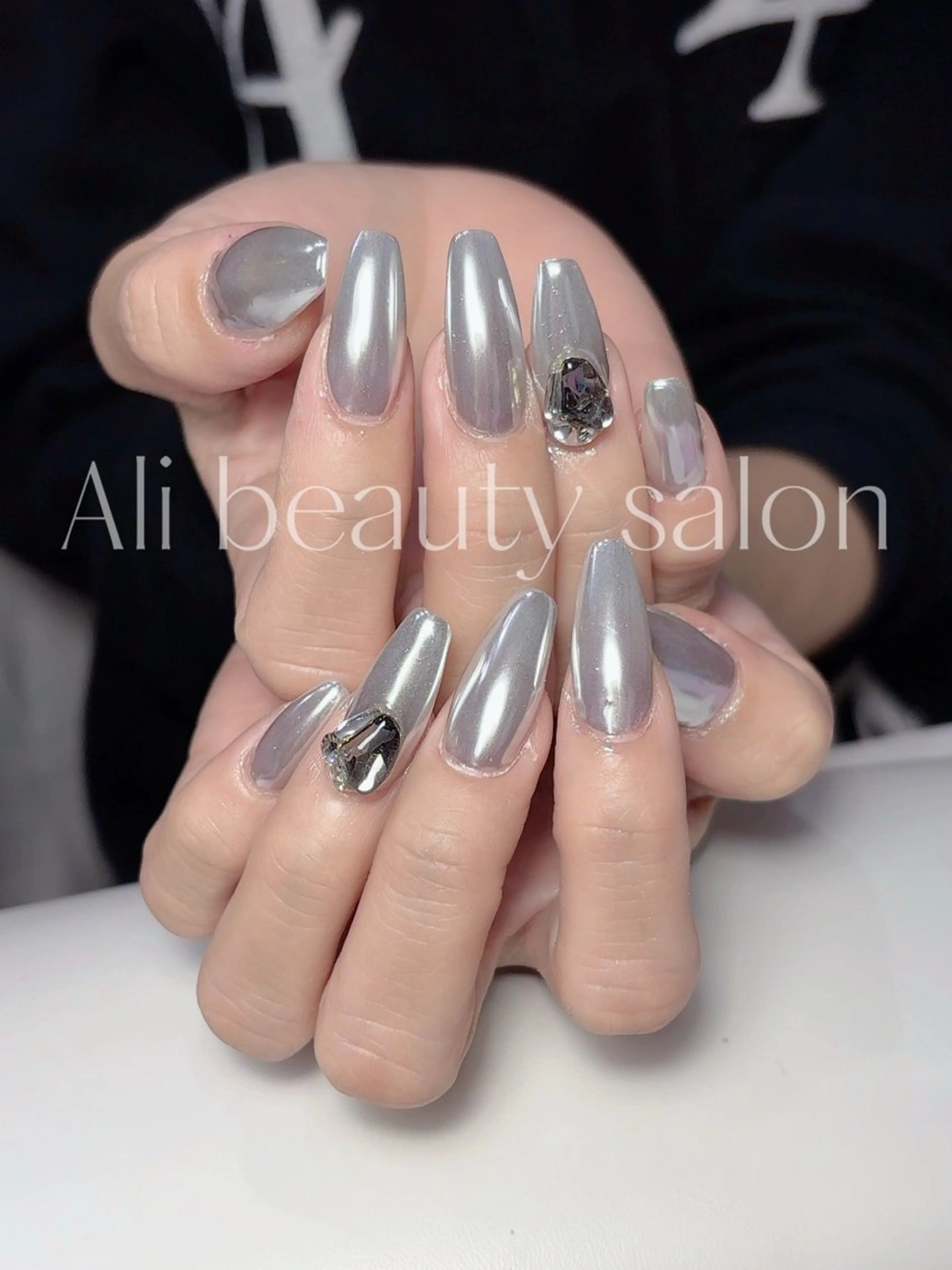 ネイル ミラーネイル ハンドネイル Ali 新小岩 ネイル専門のネイルデザイン