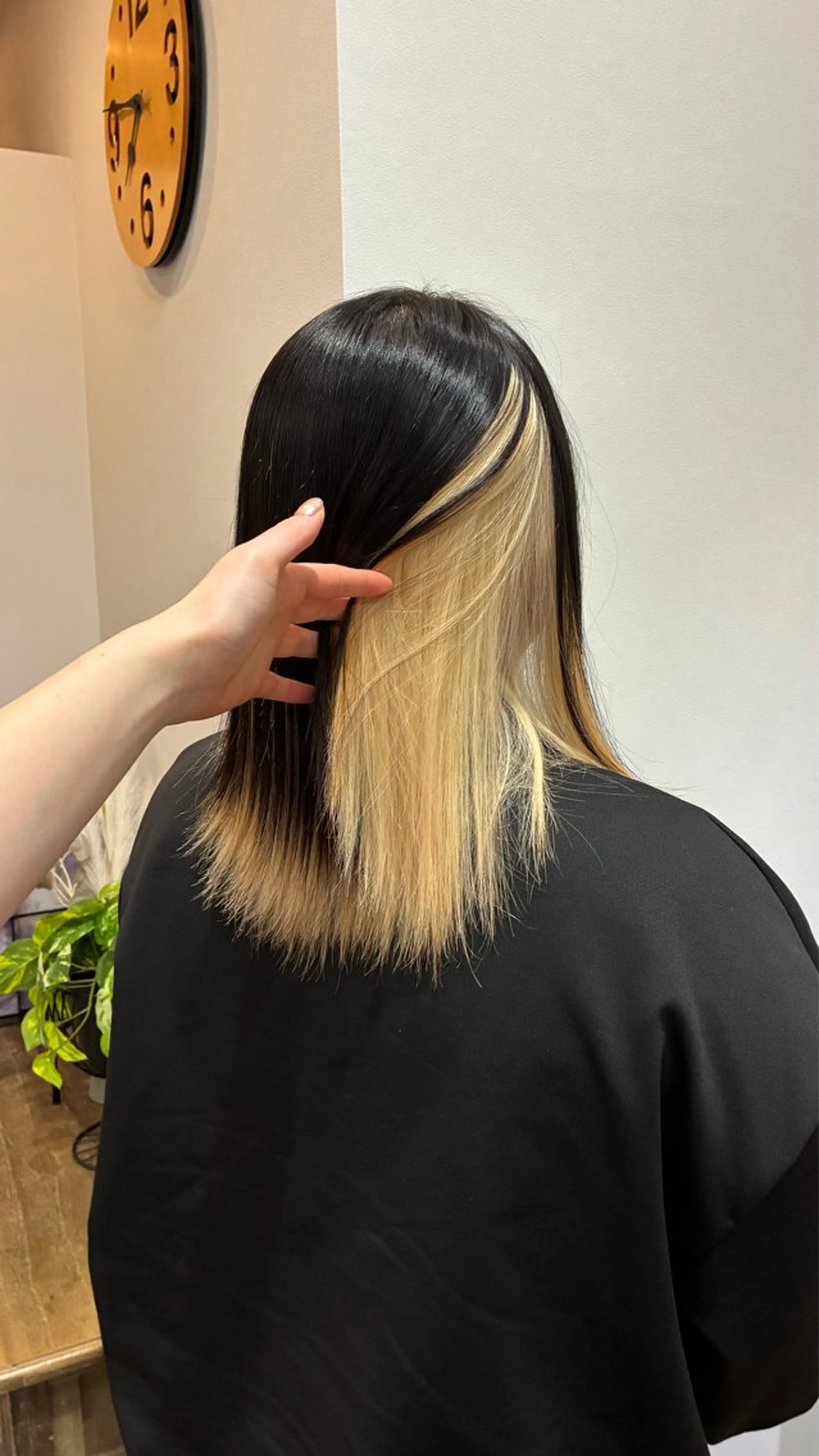 セミロング ヘアカラー トリートメント 柴田真衣 /ナチュラル/半個室のヘアスタイル