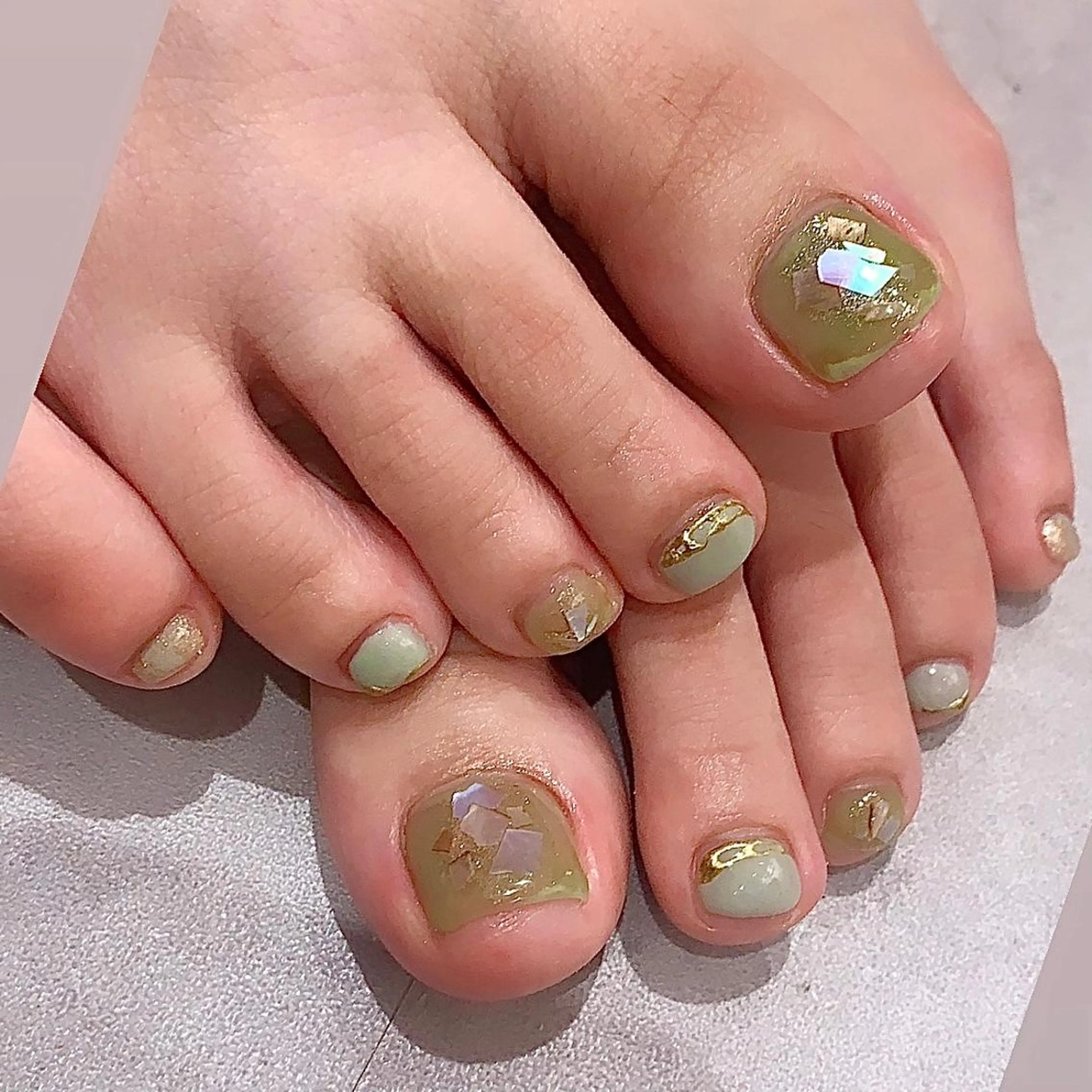 ネイル フットネイル キャッツアイ東京 西荻窪店のネイルデザイン