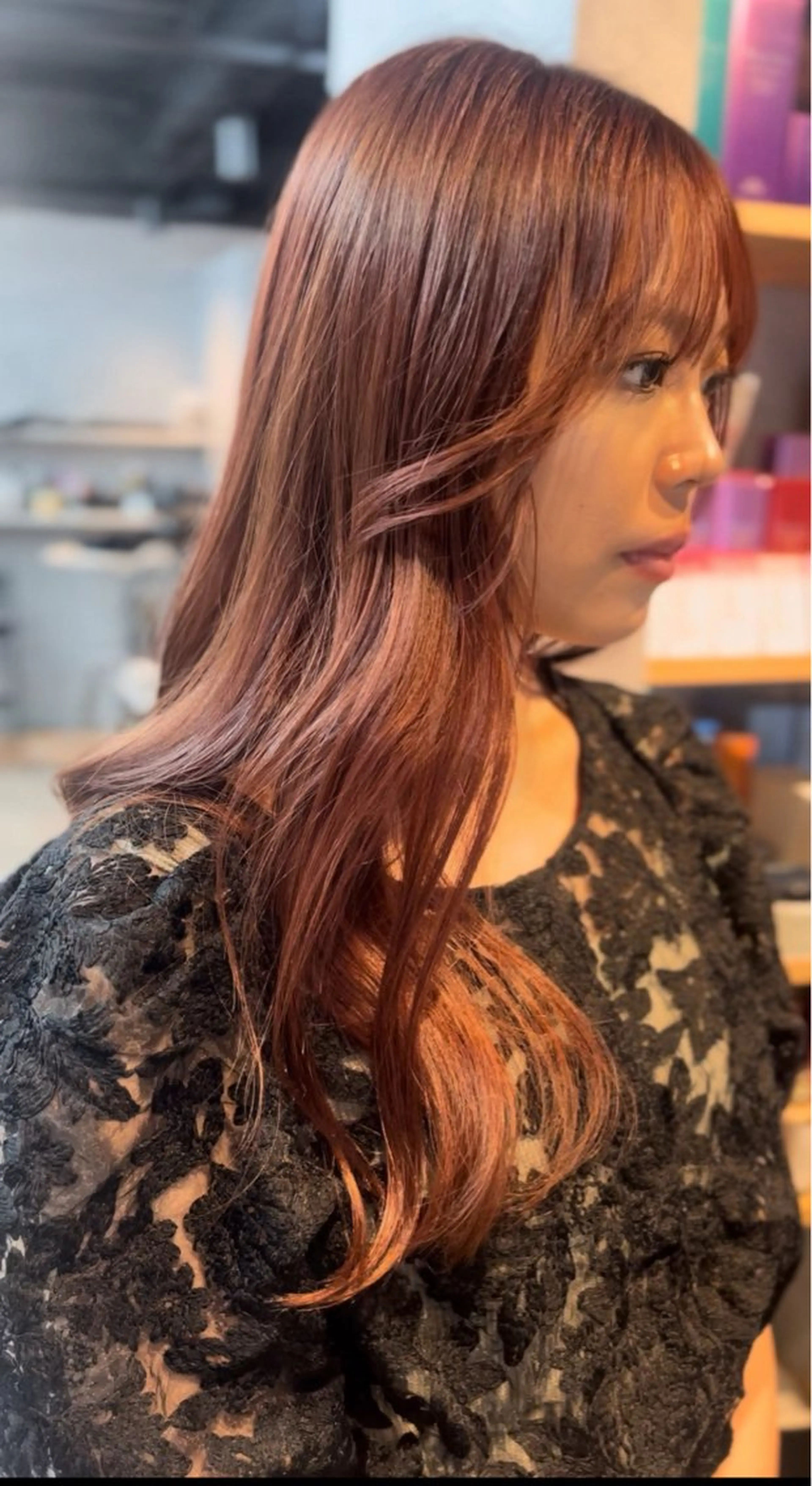 ✨ブリーチ無しwカラー✨🌷ピンクベージュ🌷の写真