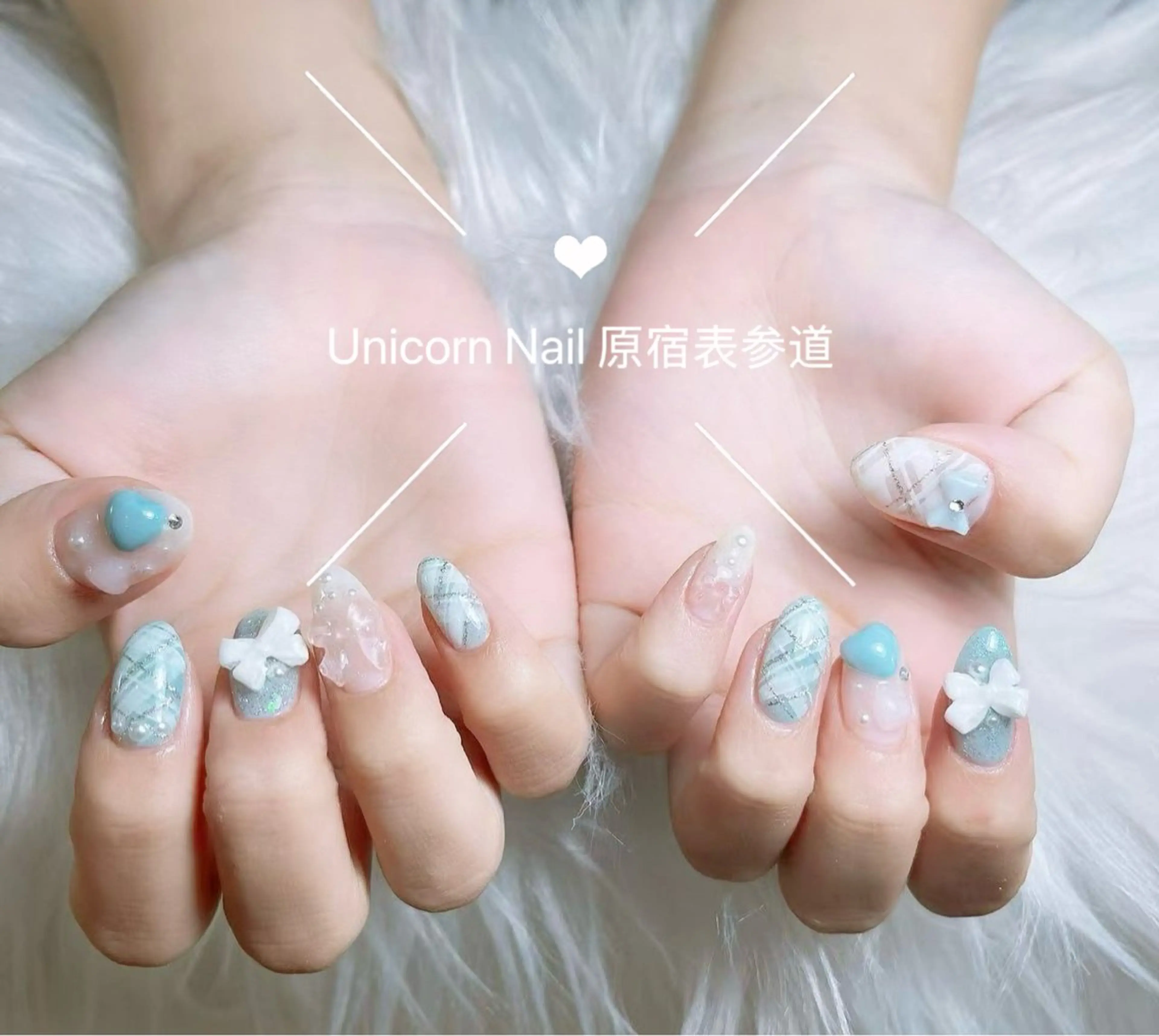 ネイル 持ち込み ハンドネイル Unicorn Nail原宿表参道のネイルデザイン