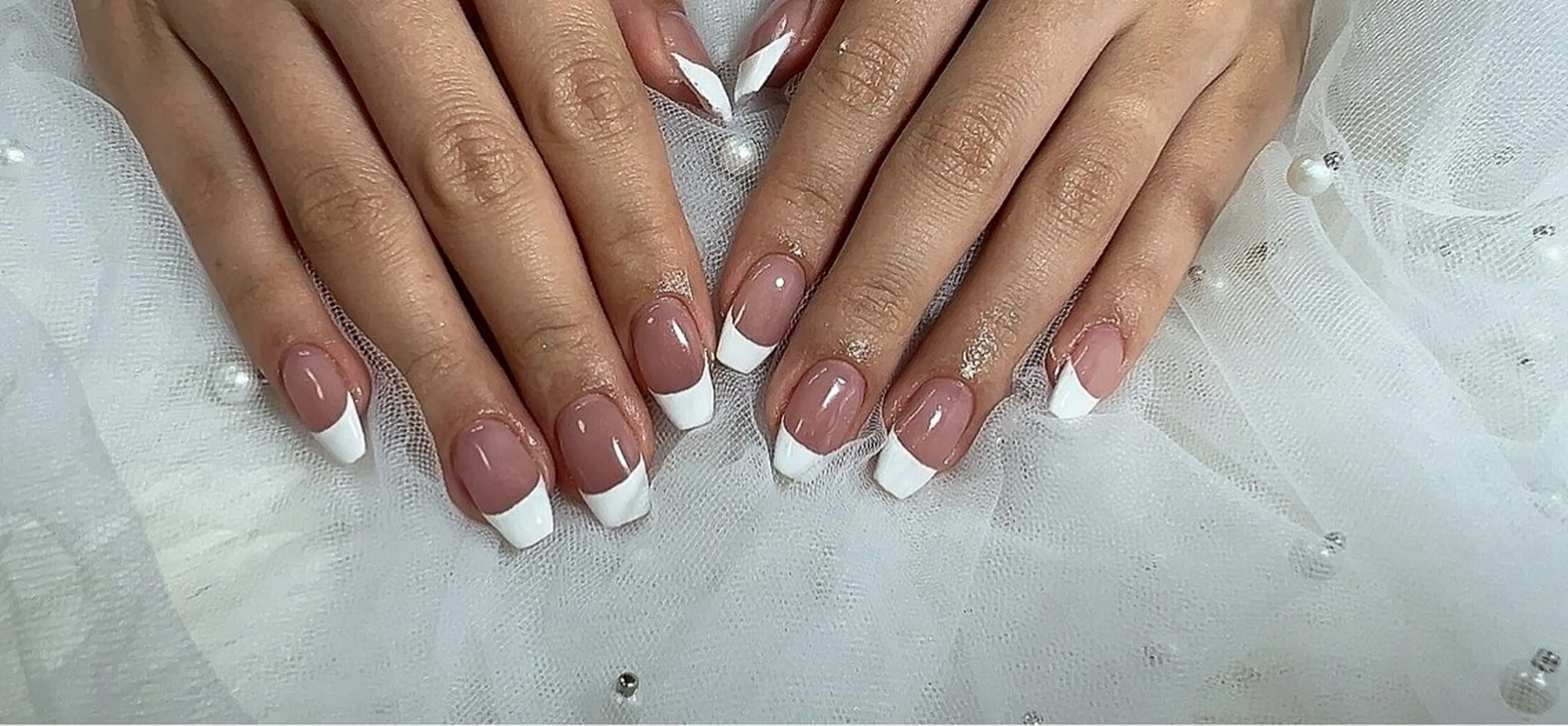 ネイル フレンチネイル ハンドネイル Ruana Nailのネイルデザイン