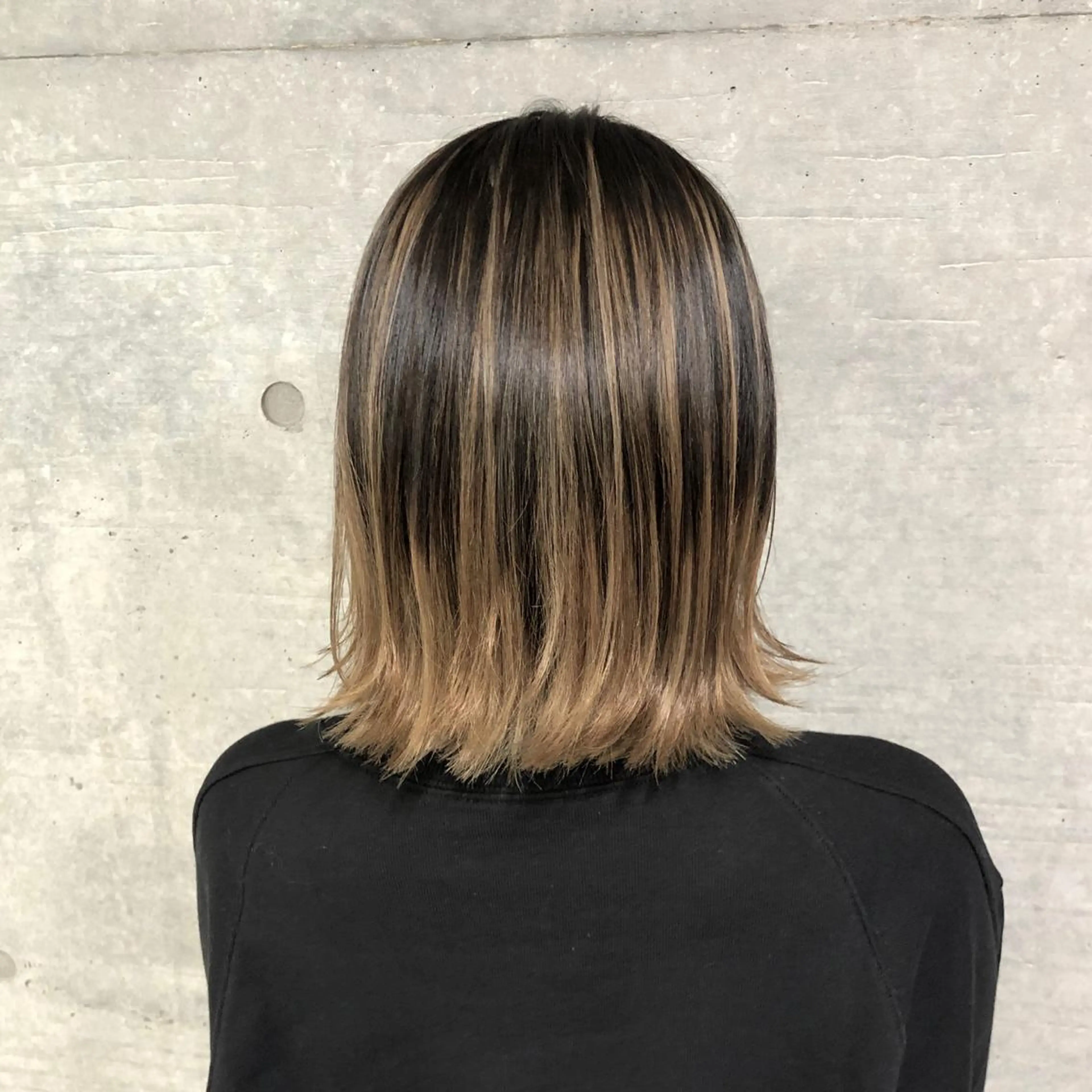 ミディアム カラー バレイヤージュ ベージュカラー レイヤーカット 卒業式お呼ばれ🕊️ ヘアセット✴︎ミキのヘアスタイル