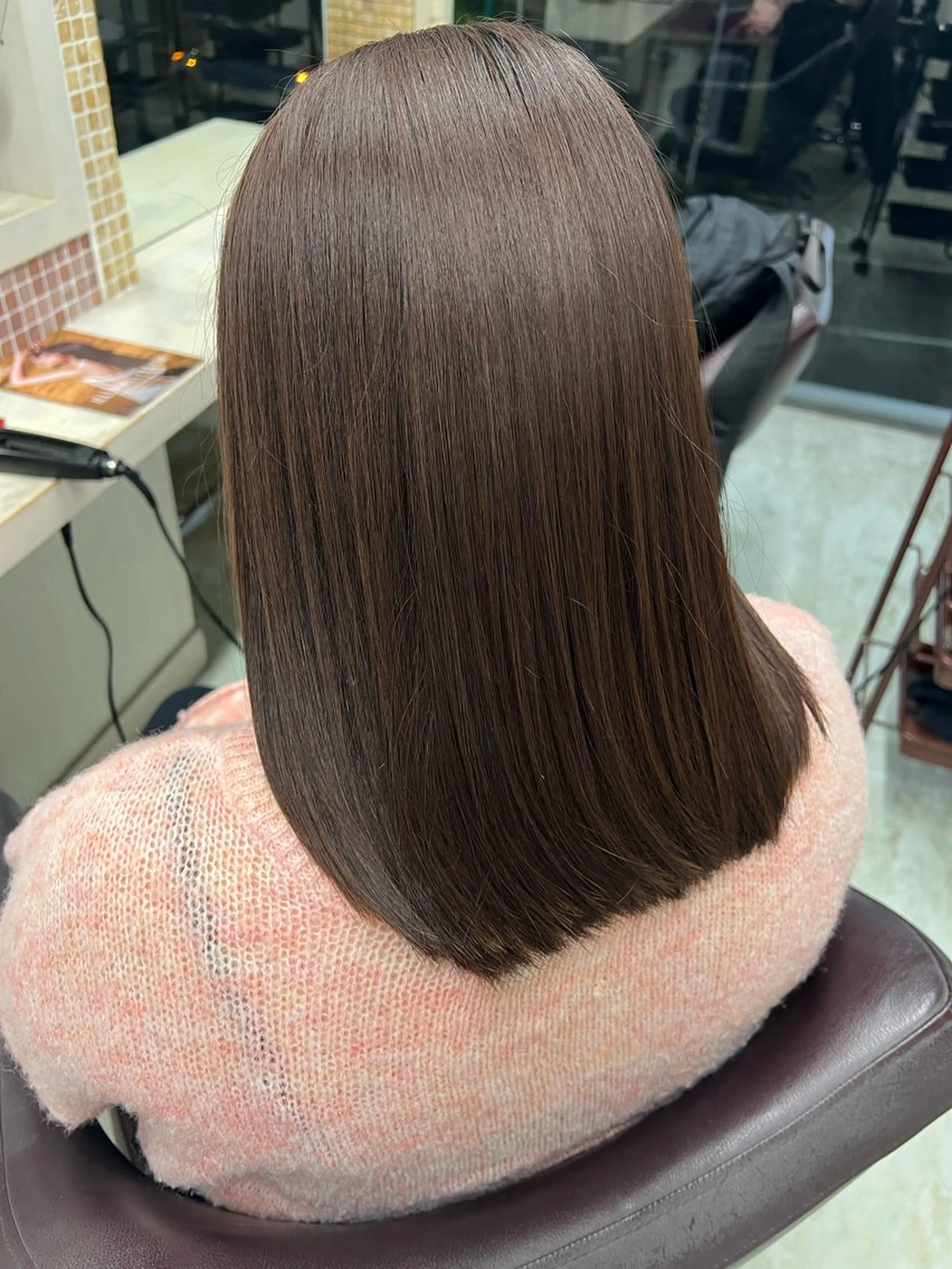 切りっぱなし/ レイヤー/ももかのヘアスタイル