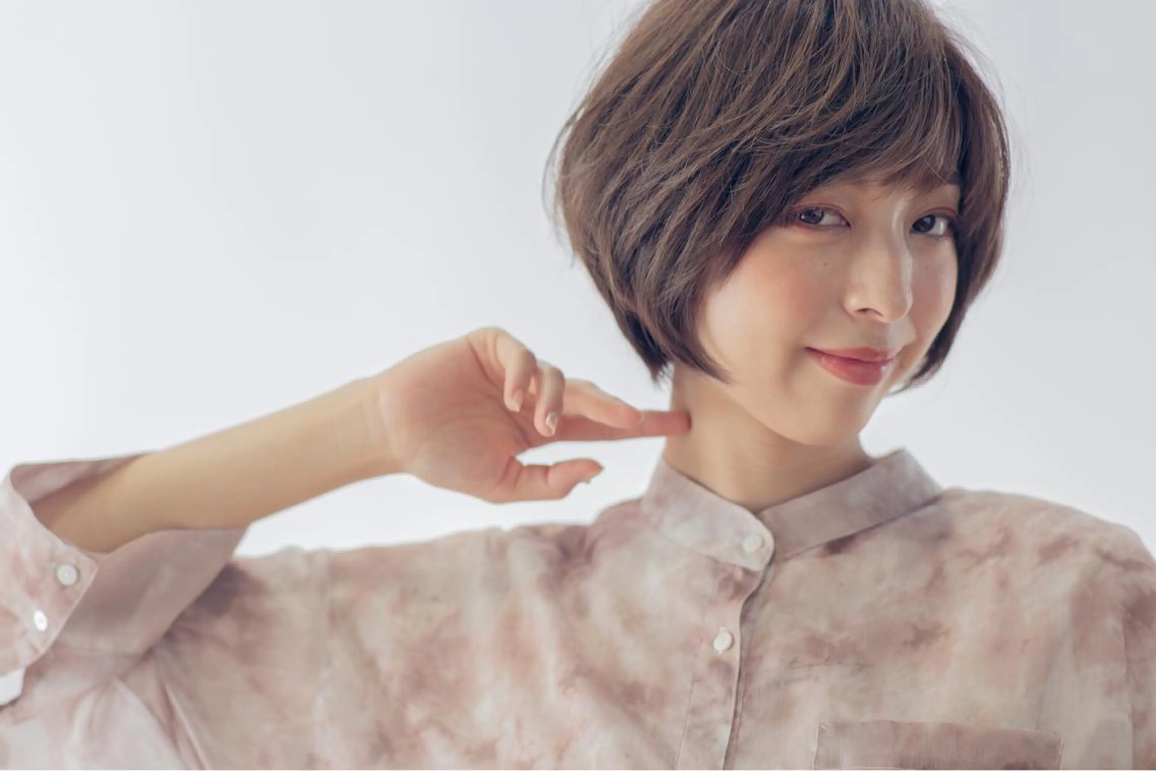 ショート 井上 涼花のヘアスタイル