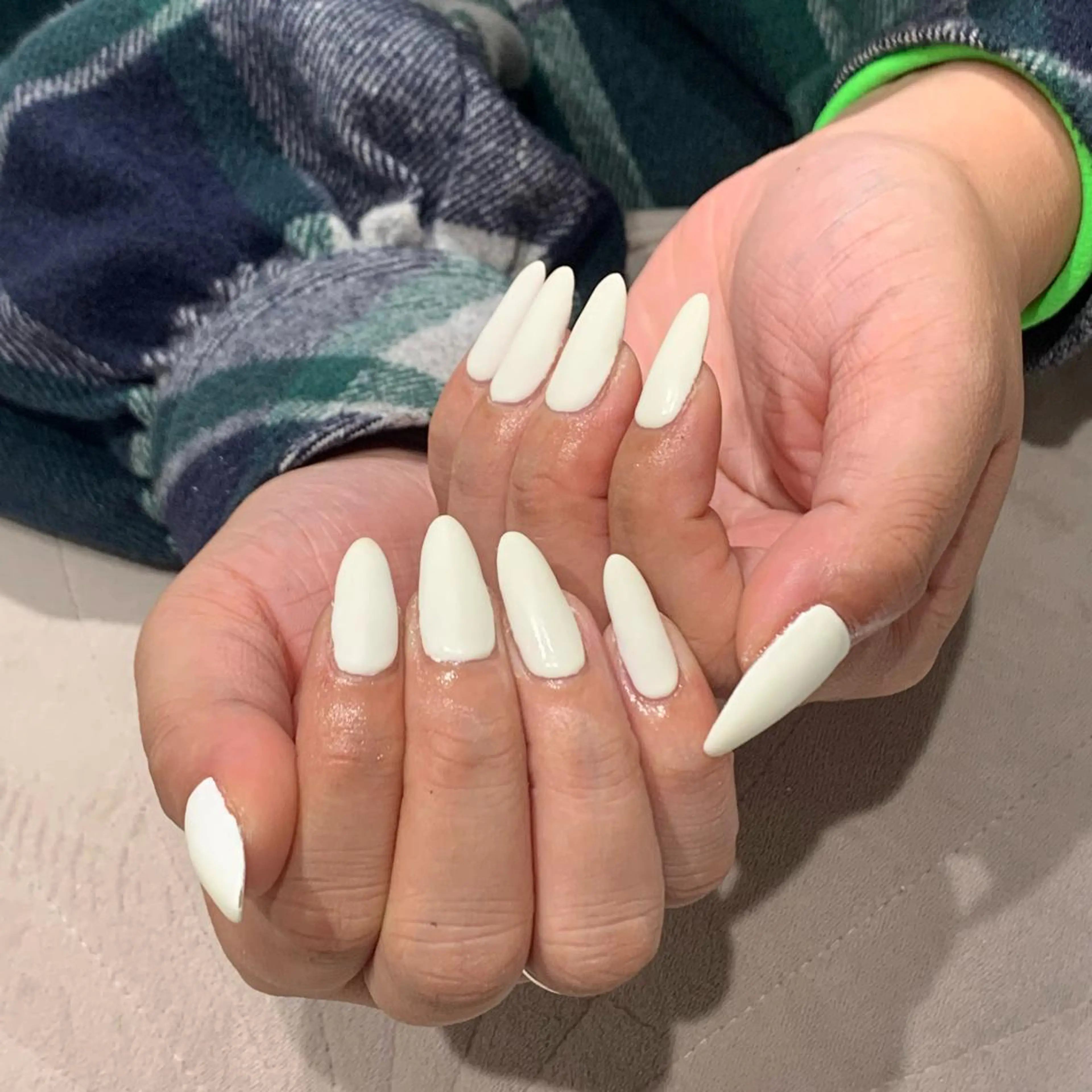 ロング ネイル マットネイル Iwamori Yueのネイルデザイン