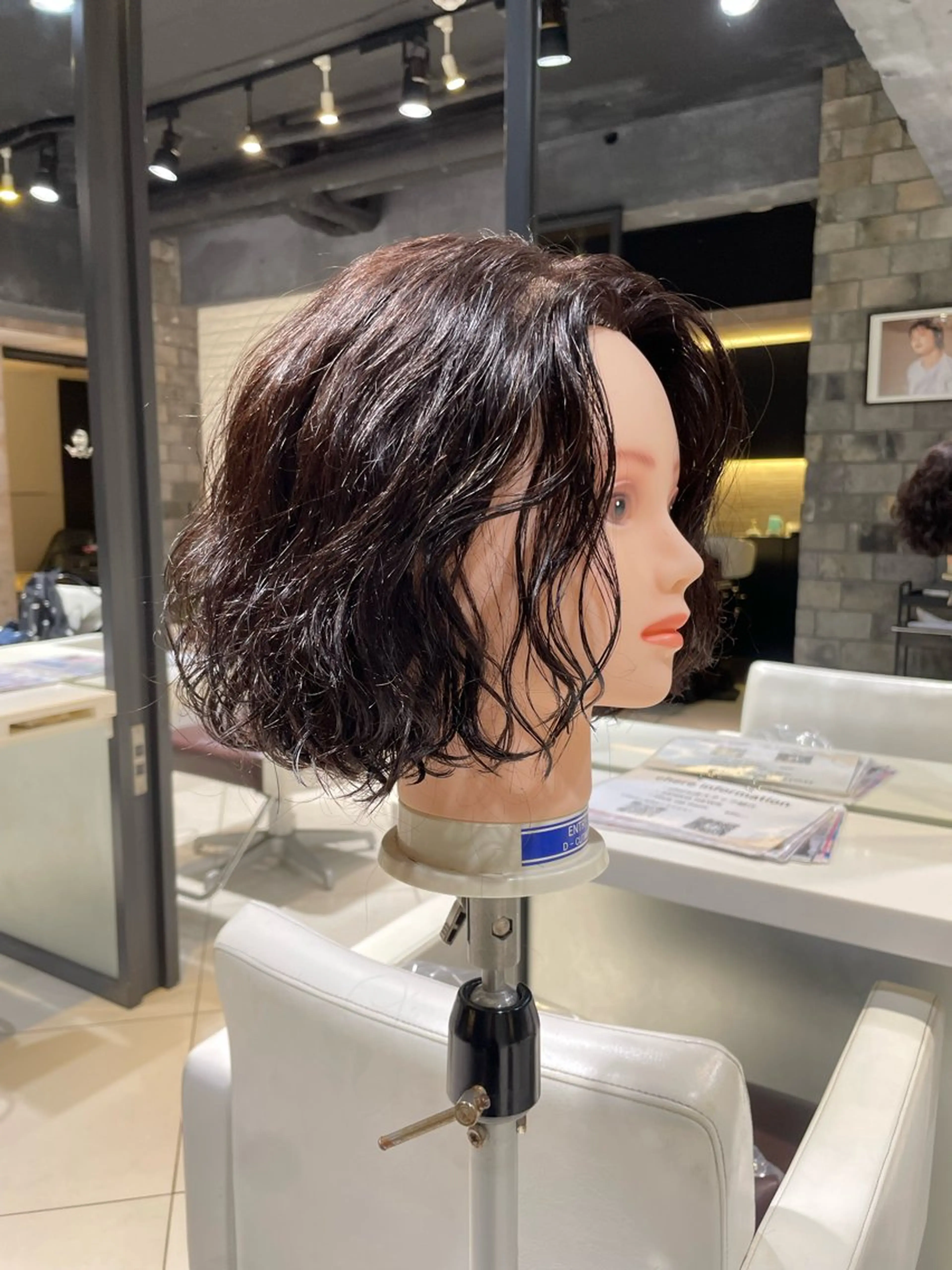 ミディアム パーマ ミディアムパーマ ボブ 小野寺 もものヘアスタイル