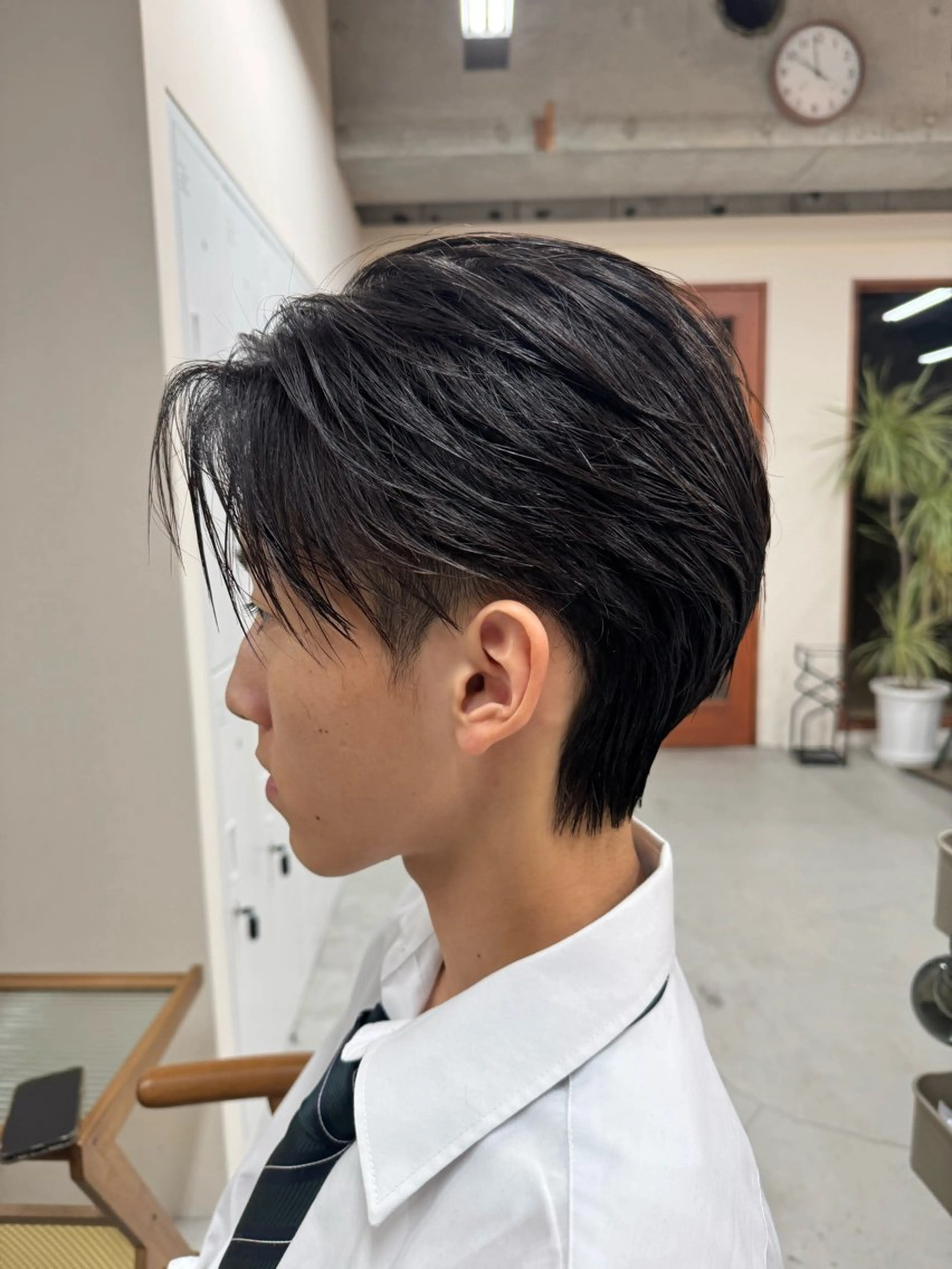 ショート パーマ メンズ 髪質改善 縮毛矯正 雪音/美髪縮毛矯正 /ニュアンスパーマのヘアスタイル