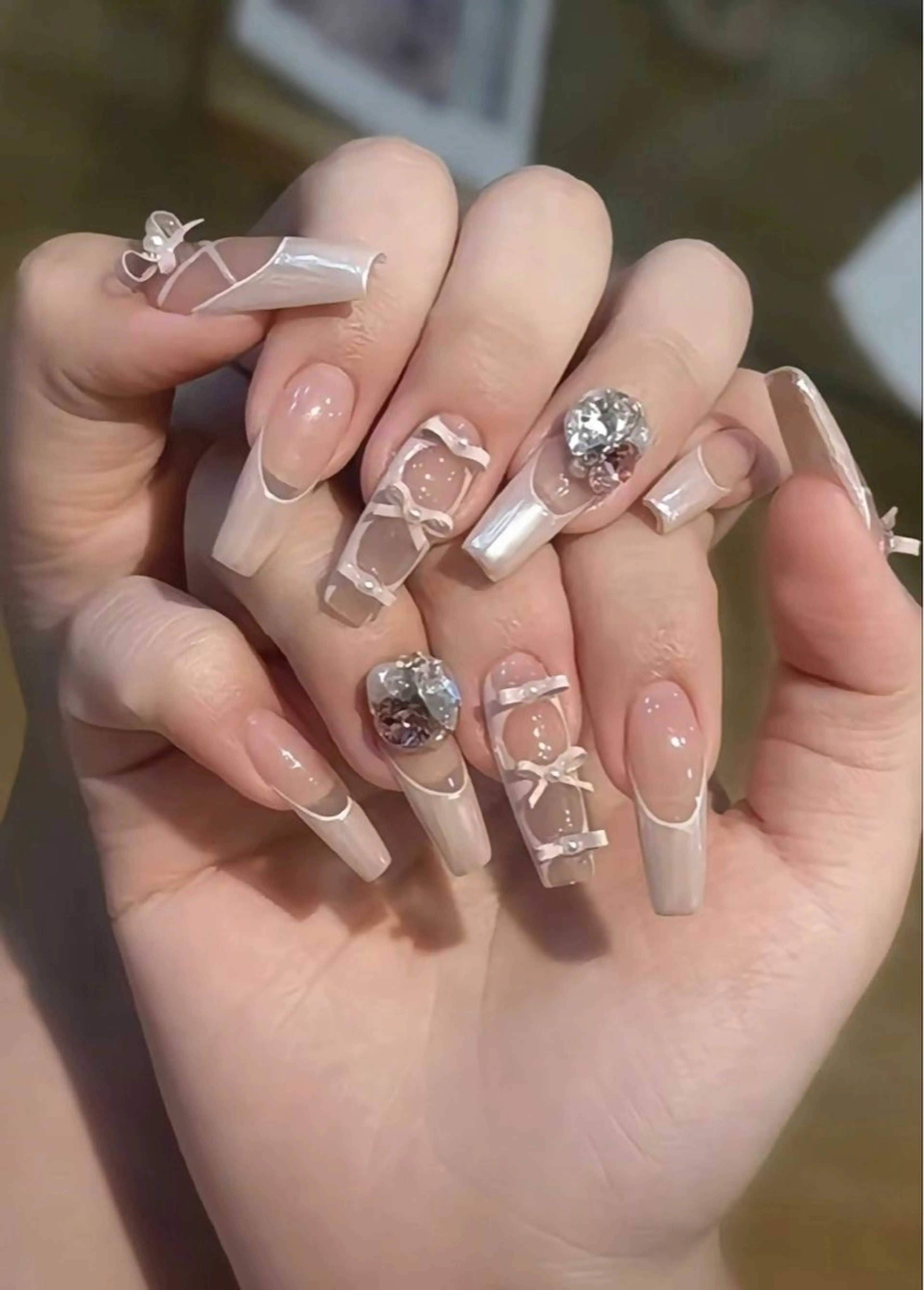 ネイル アートネイル フレンチネイル ジェルネイル ニュアンスネイル オフィスネイル Jenn Nail Salonのネイルデザイン
