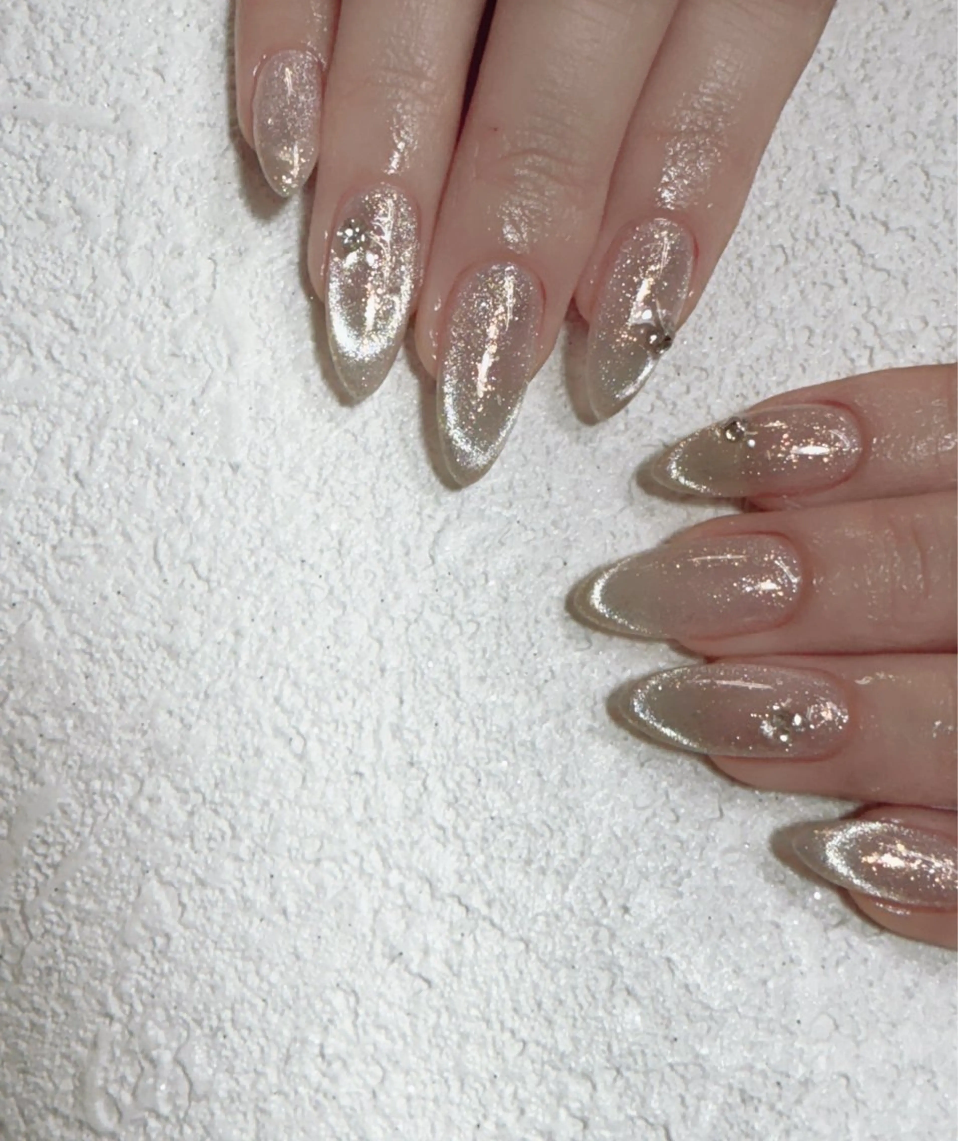 ネイル ストーンネイル ハンドネイル flower nailsalon所属・Flower nailのネイルデザイン