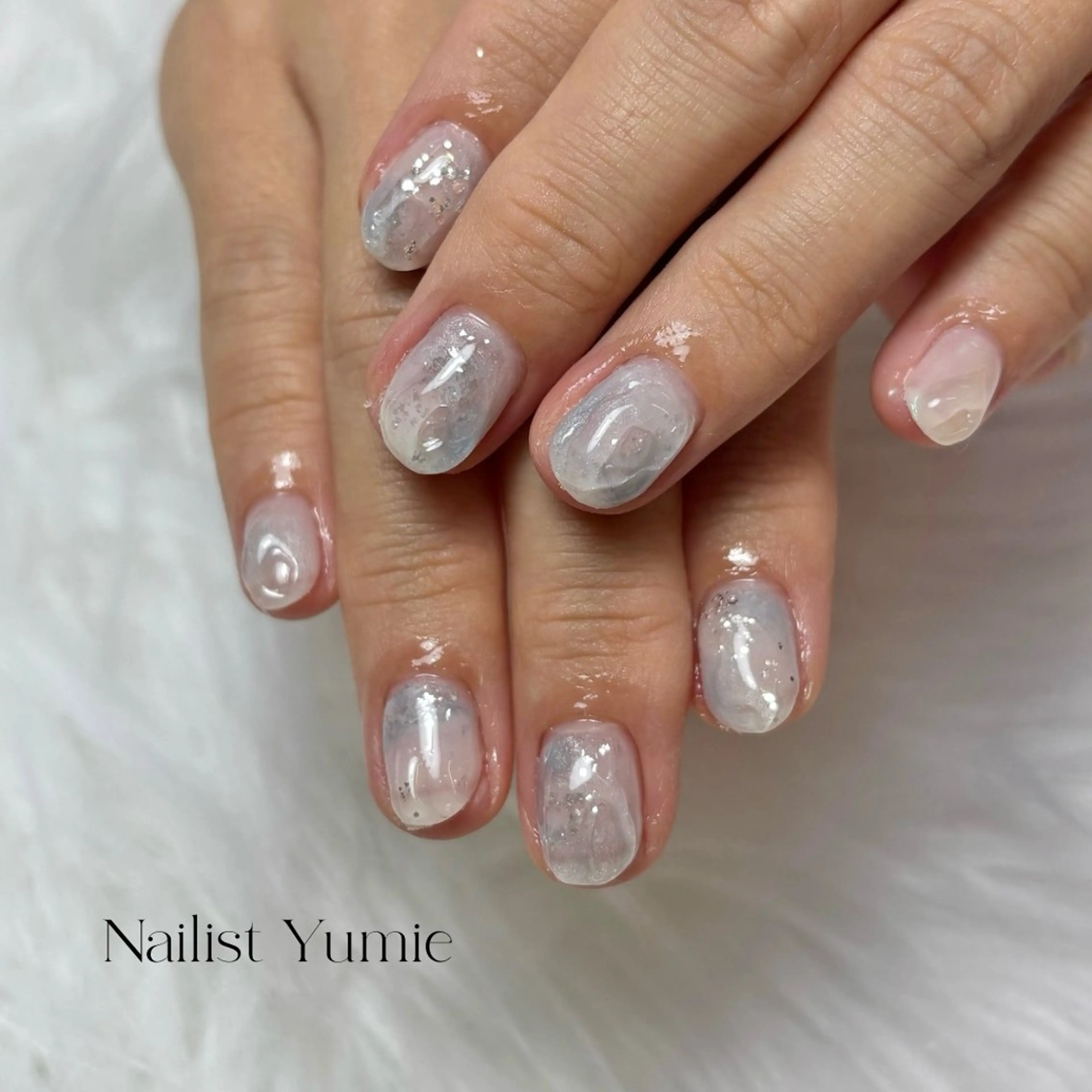 ネイル ニュアンスネイル ハンドネイル NAILSALON en+沖縄市美原のネイルデザイン