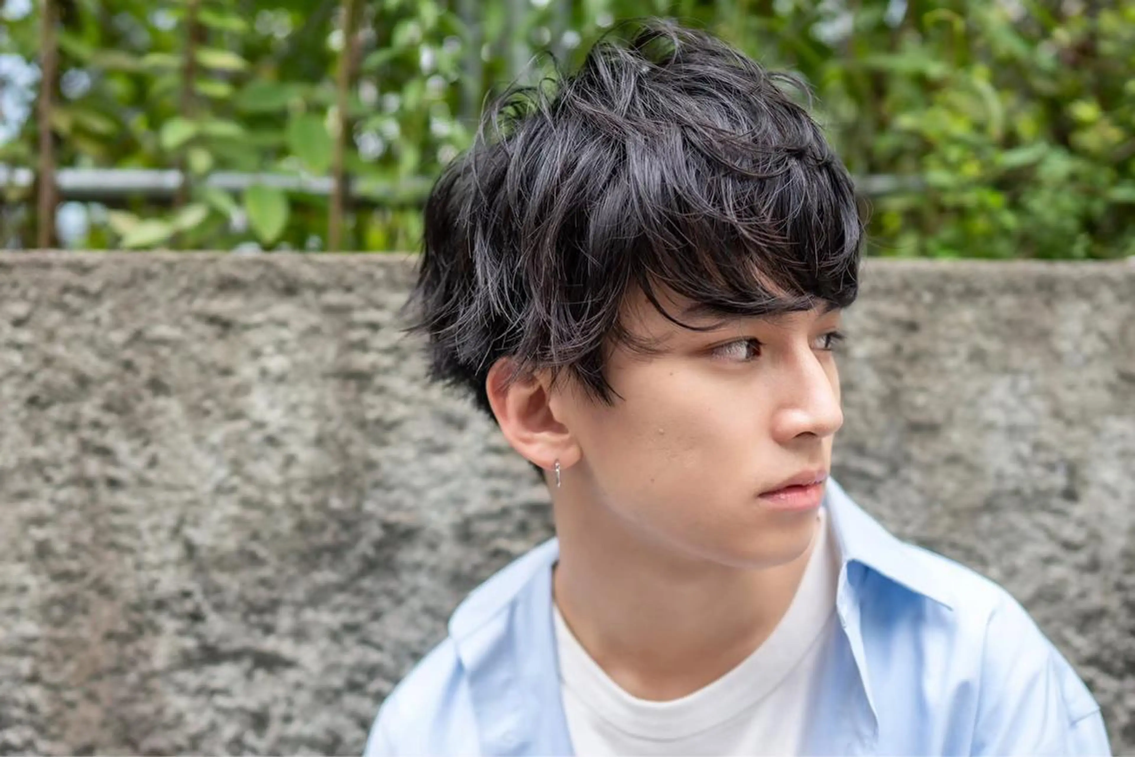 ミディアム パーマ メンズ カット パーマ エフエム 離れ 明大前(FM) FM離れ 明大前 メンズサロン/フェード【エフエム】所属・💈圧倒的メンズ特化 DAITO💈のヘアスタイル