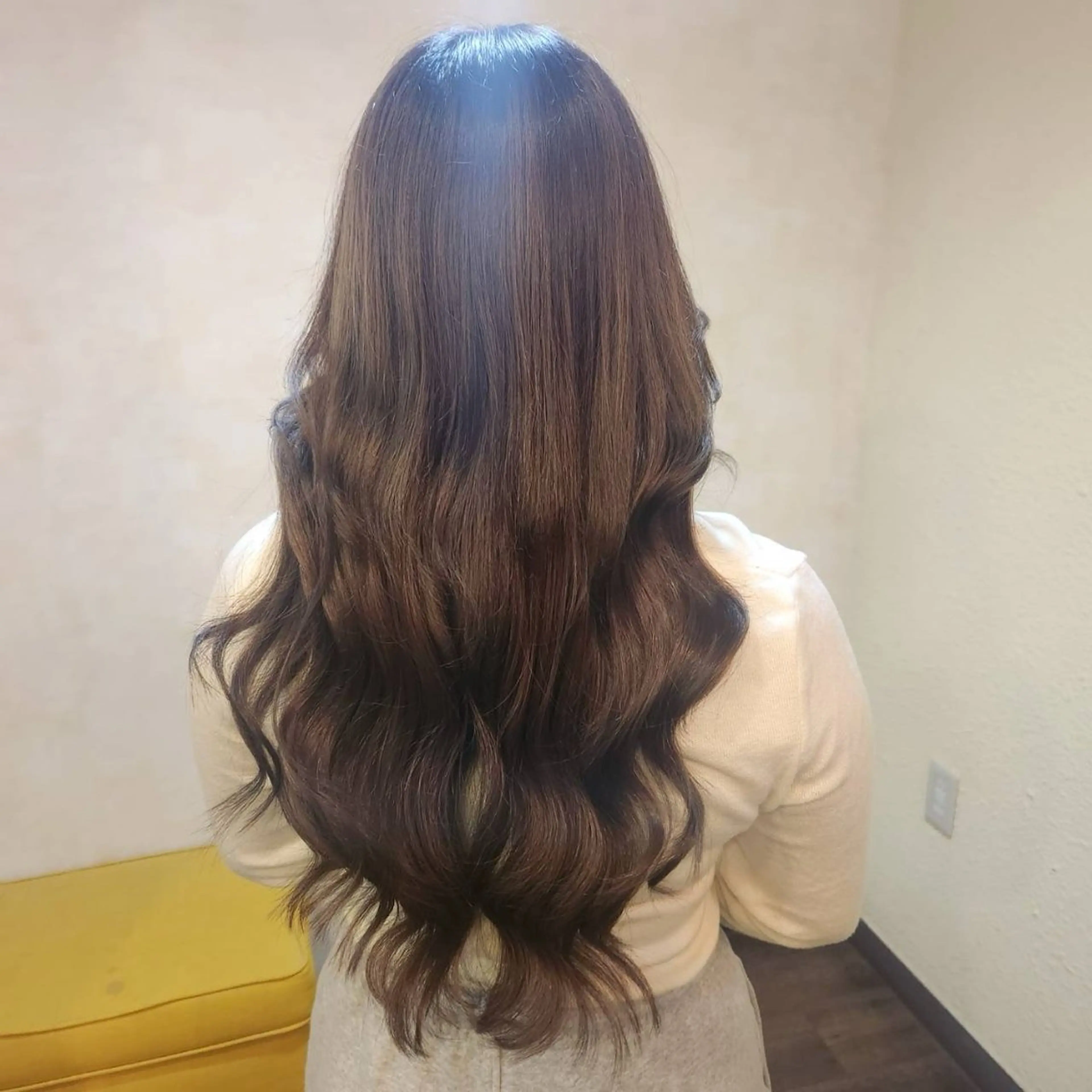 ロング ヘアアレンジ シールエクステ エクステ カット エクステ MagicMush ✴︎シールエクステのヘアスタイル