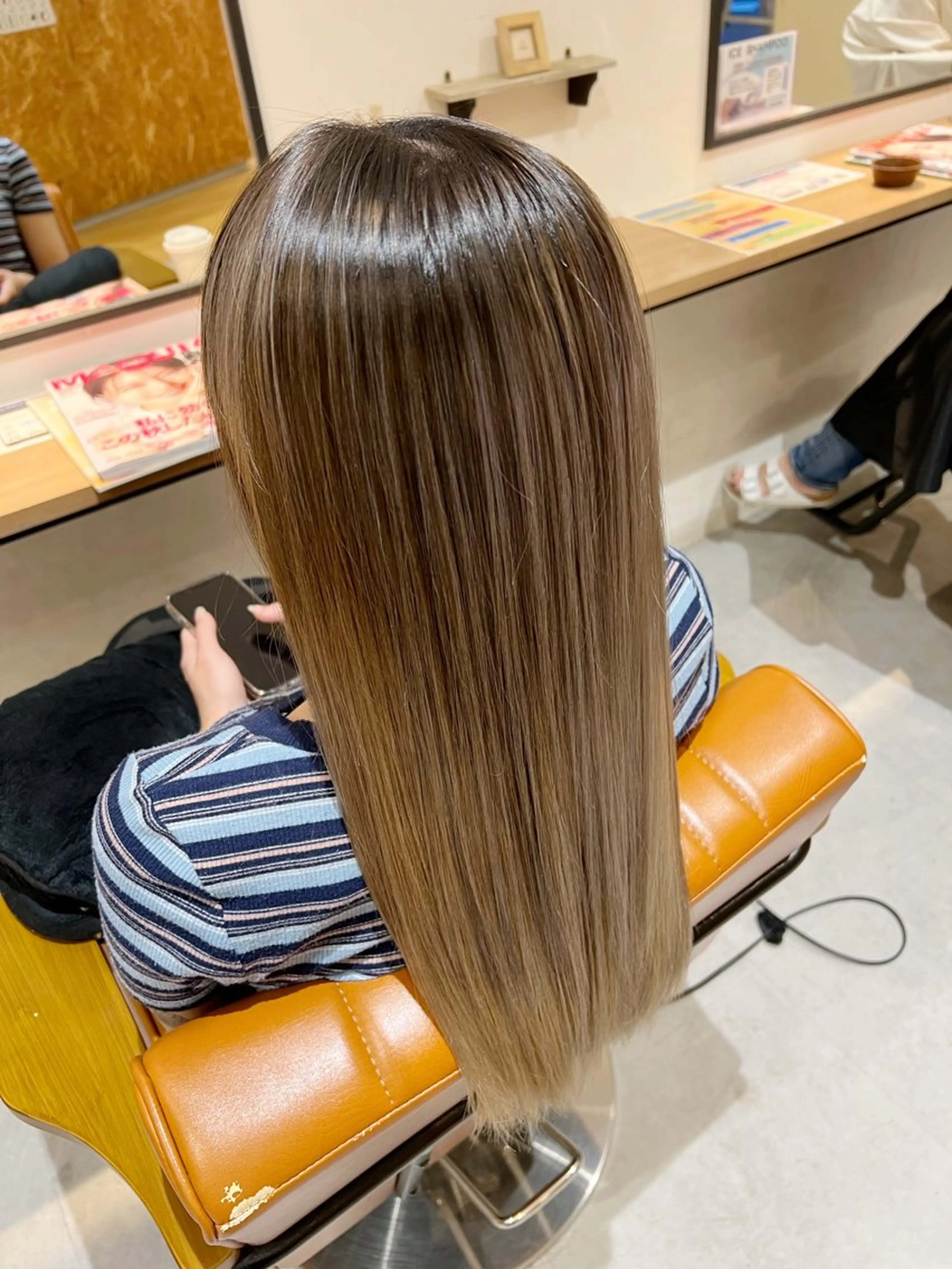 ロング カラー Love&Hair Breit/下川のヘアスタイル