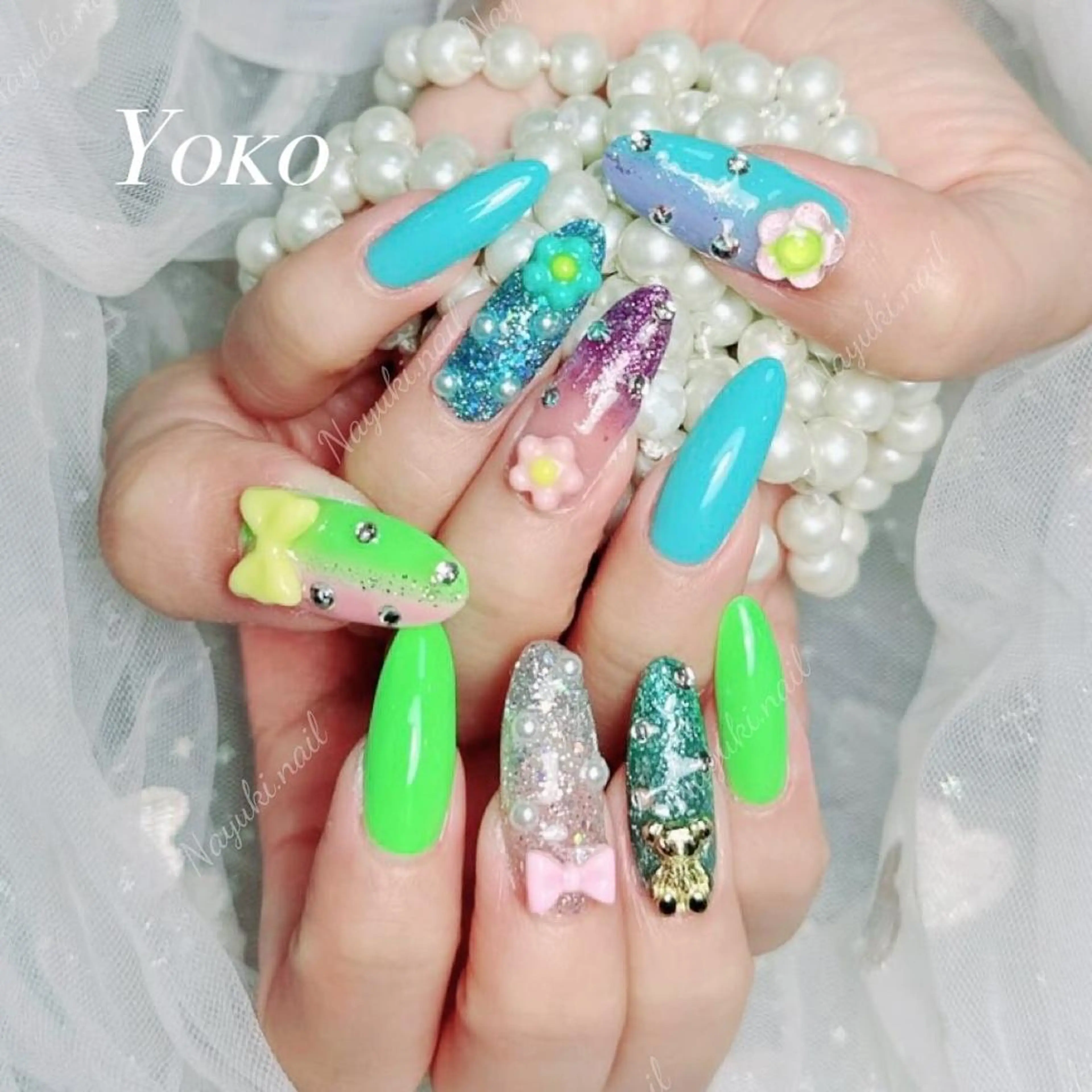 ネイル ハンドネイル ハンドケア 💕中川 結衣💕のネイルデザイン