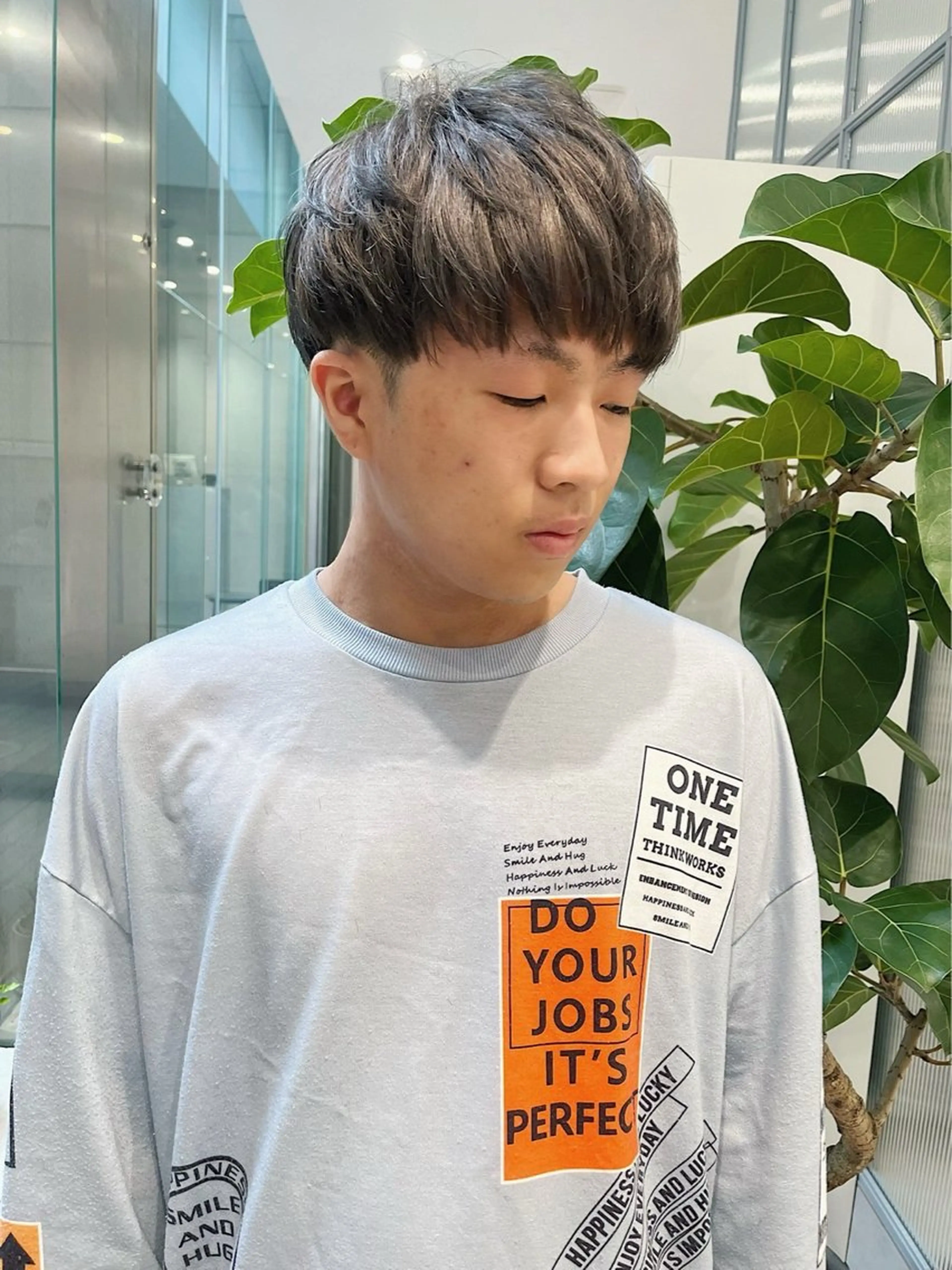 ショート メンズ カット ひかり／ベージュ ／似合わせカットのヘアスタイル