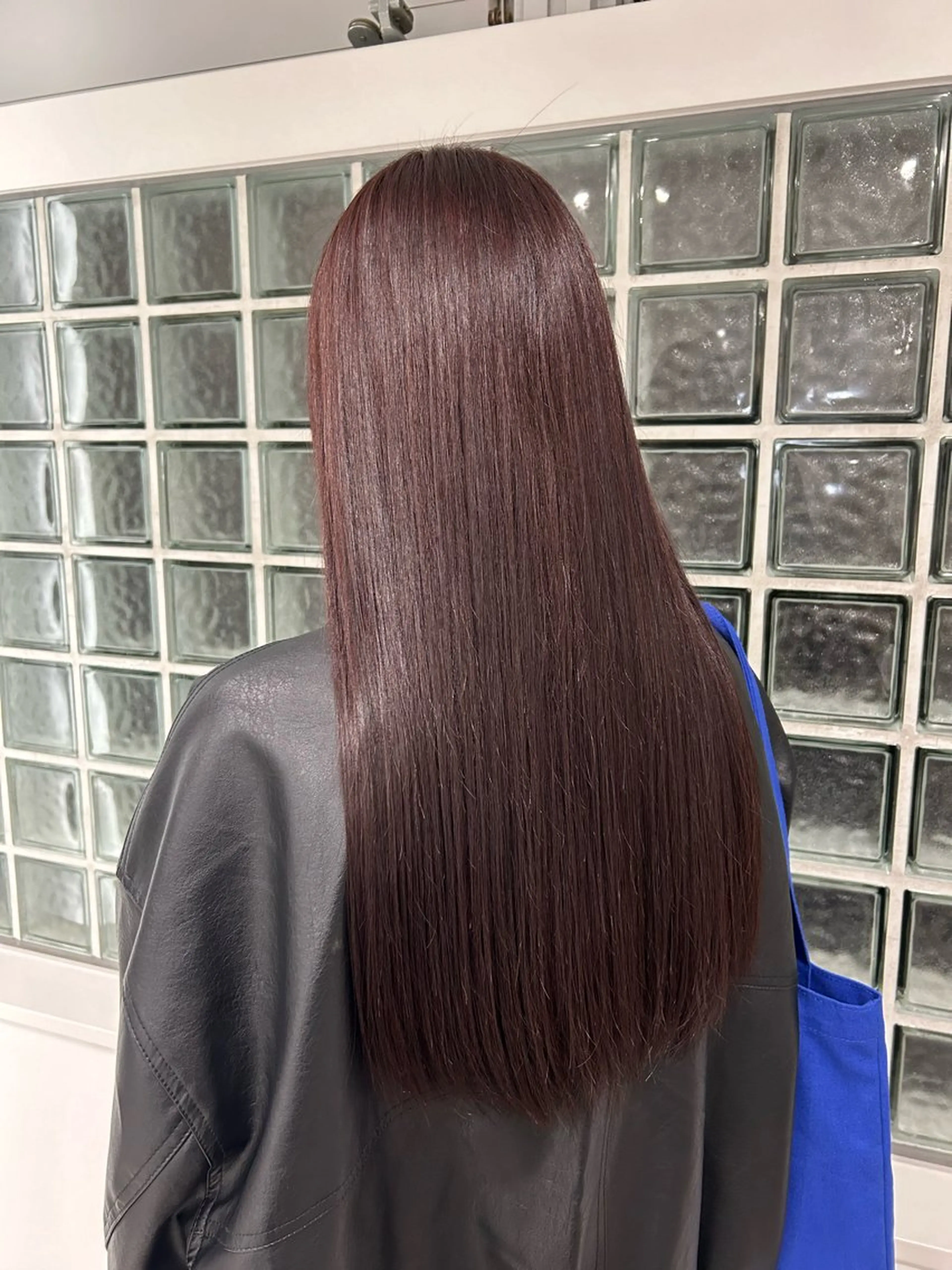 ロング カラー カット 縮毛矯正 愛結 暖色カラー🎀🩰のヘアスタイル