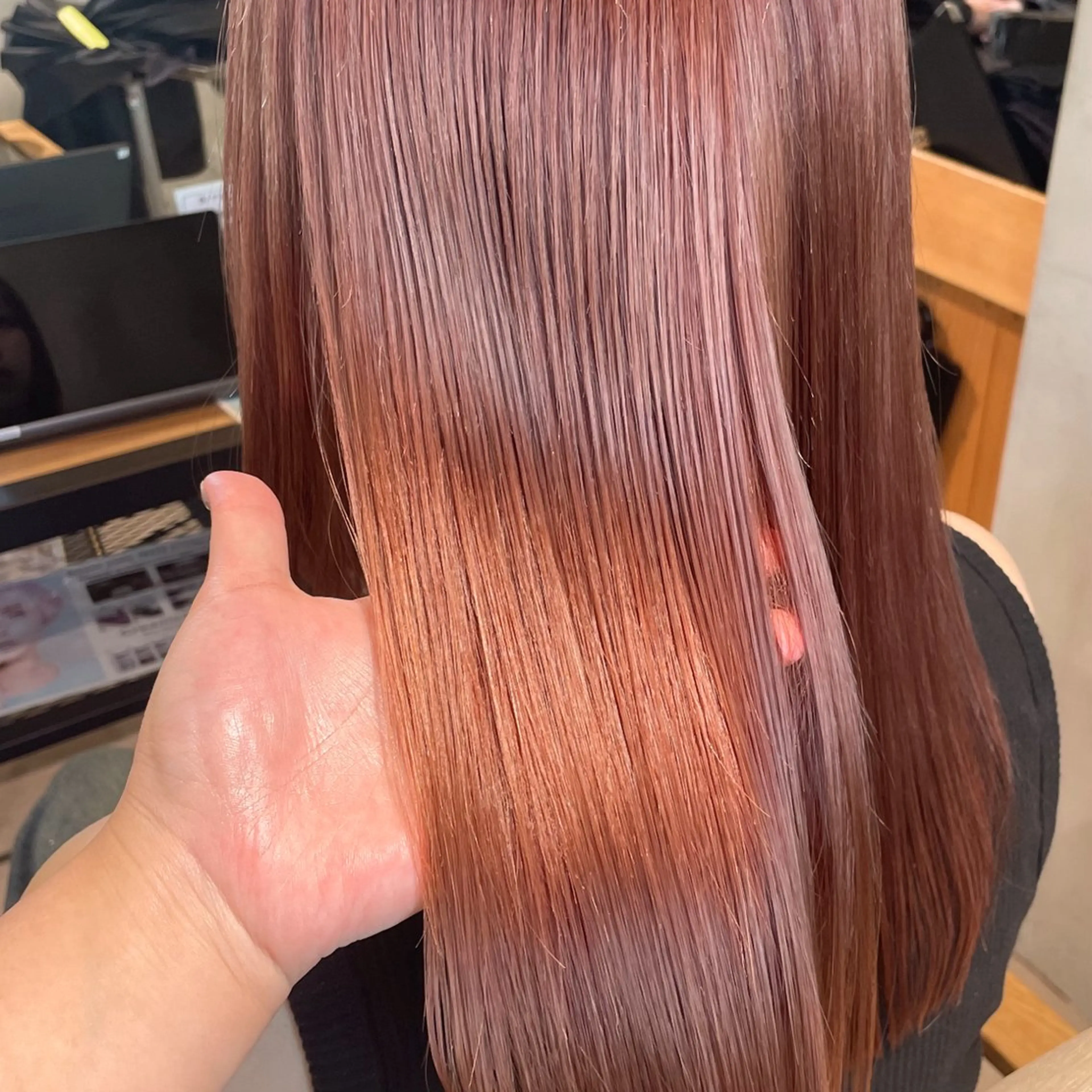 ミディアム カラー ヘアカラー トリートメント Koko . 【高円寺】のヘアスタイル