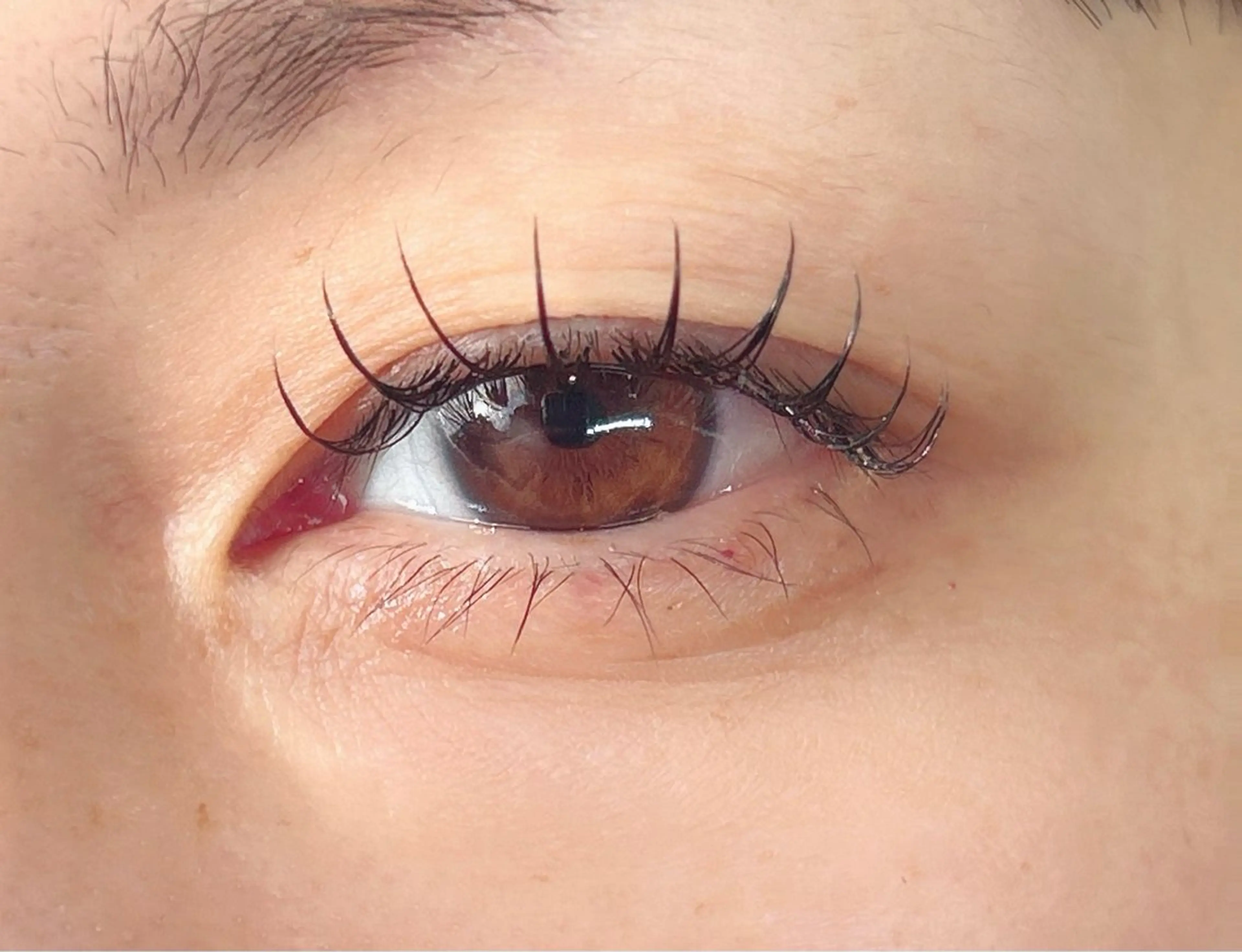 【雫限定半額クーポン】マツエクフラットラッシュ120本　　¥3,750➕¥330指名料　　　　※オフ有りのお客様の写真