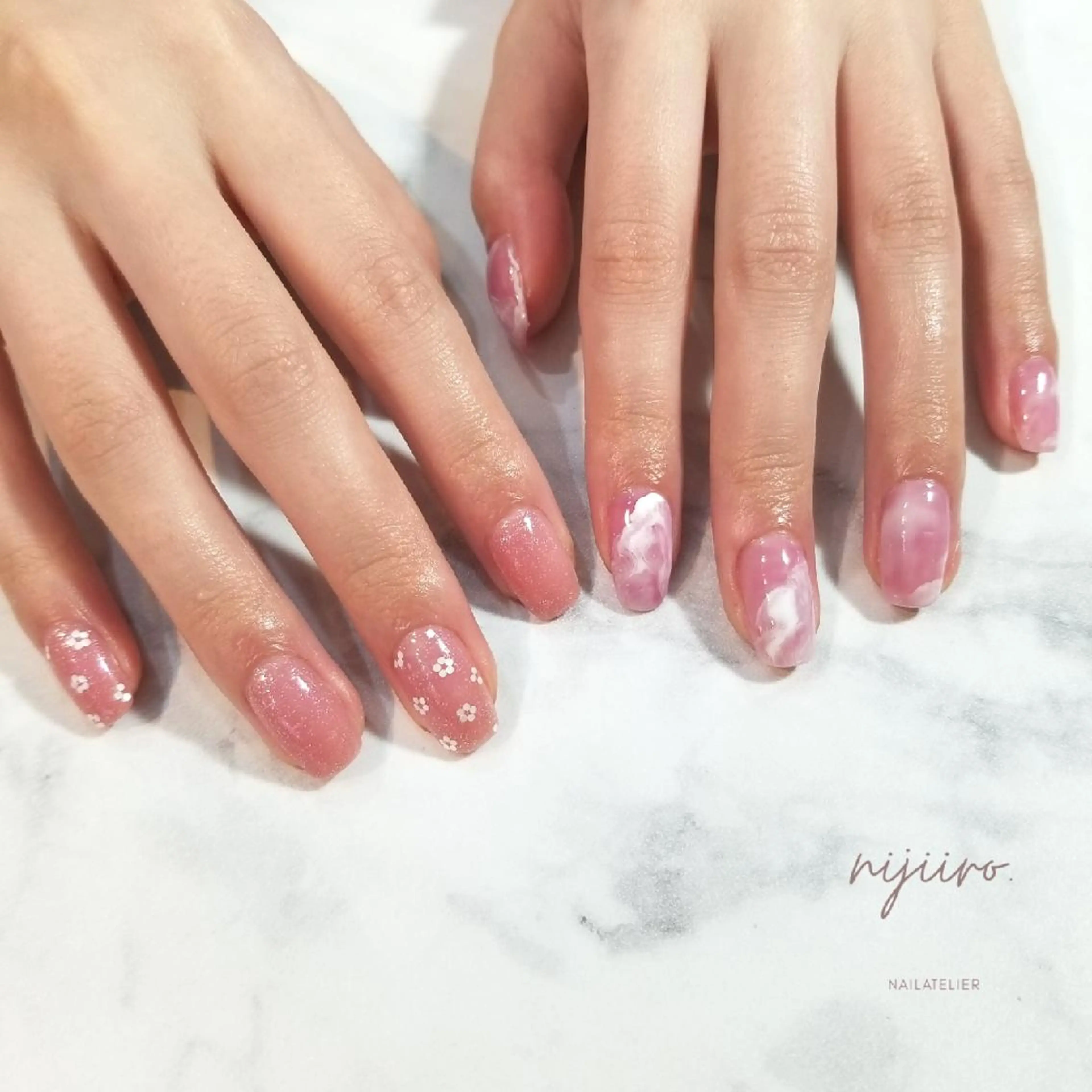 ネイル ハンドネイル nijiiro🌈 サトウのネイルデザイン