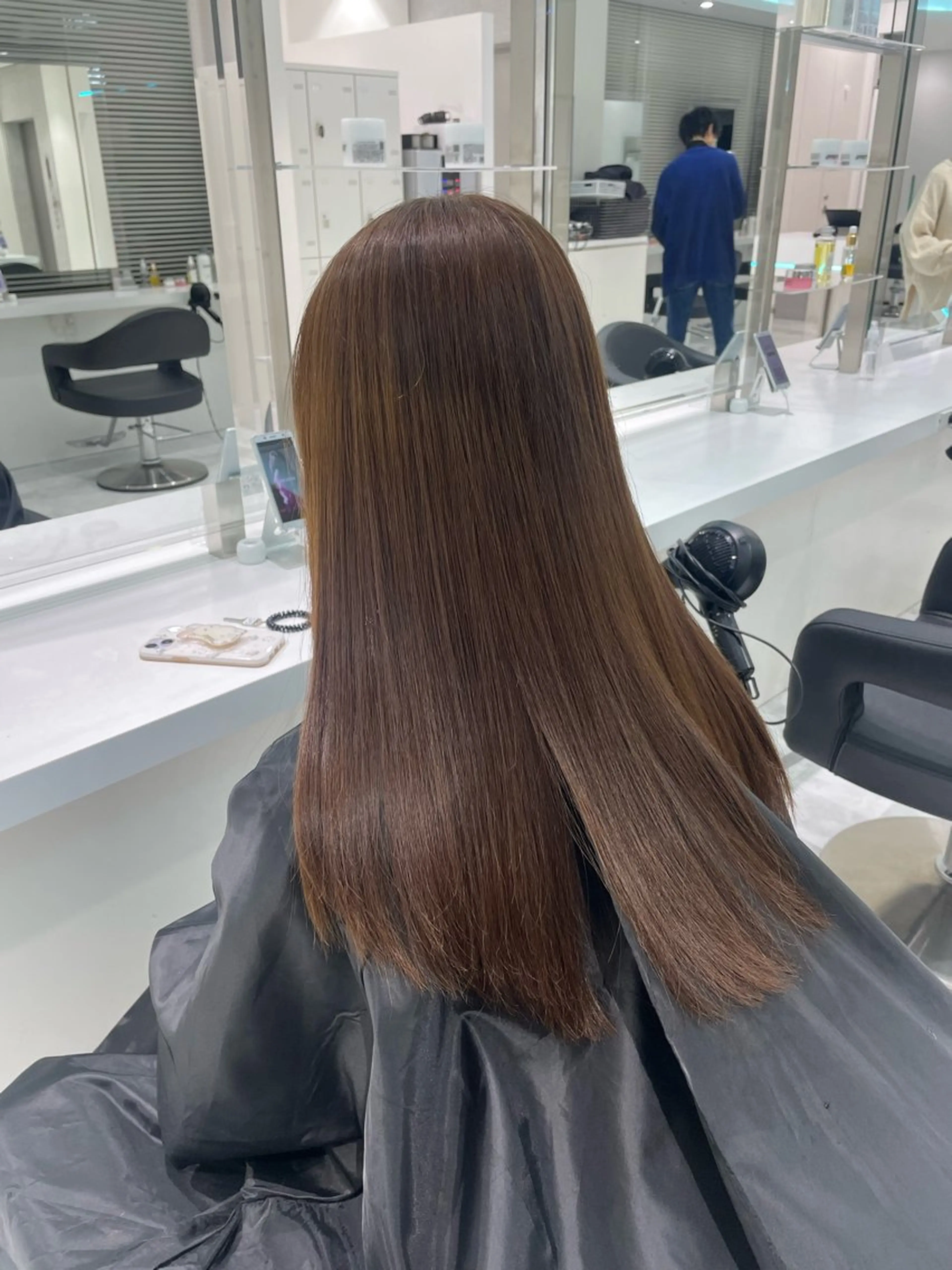 ロング カラー ダブルカラー トリートメント ブリーチなし特化 美容師💖SAE💖のヘアスタイル