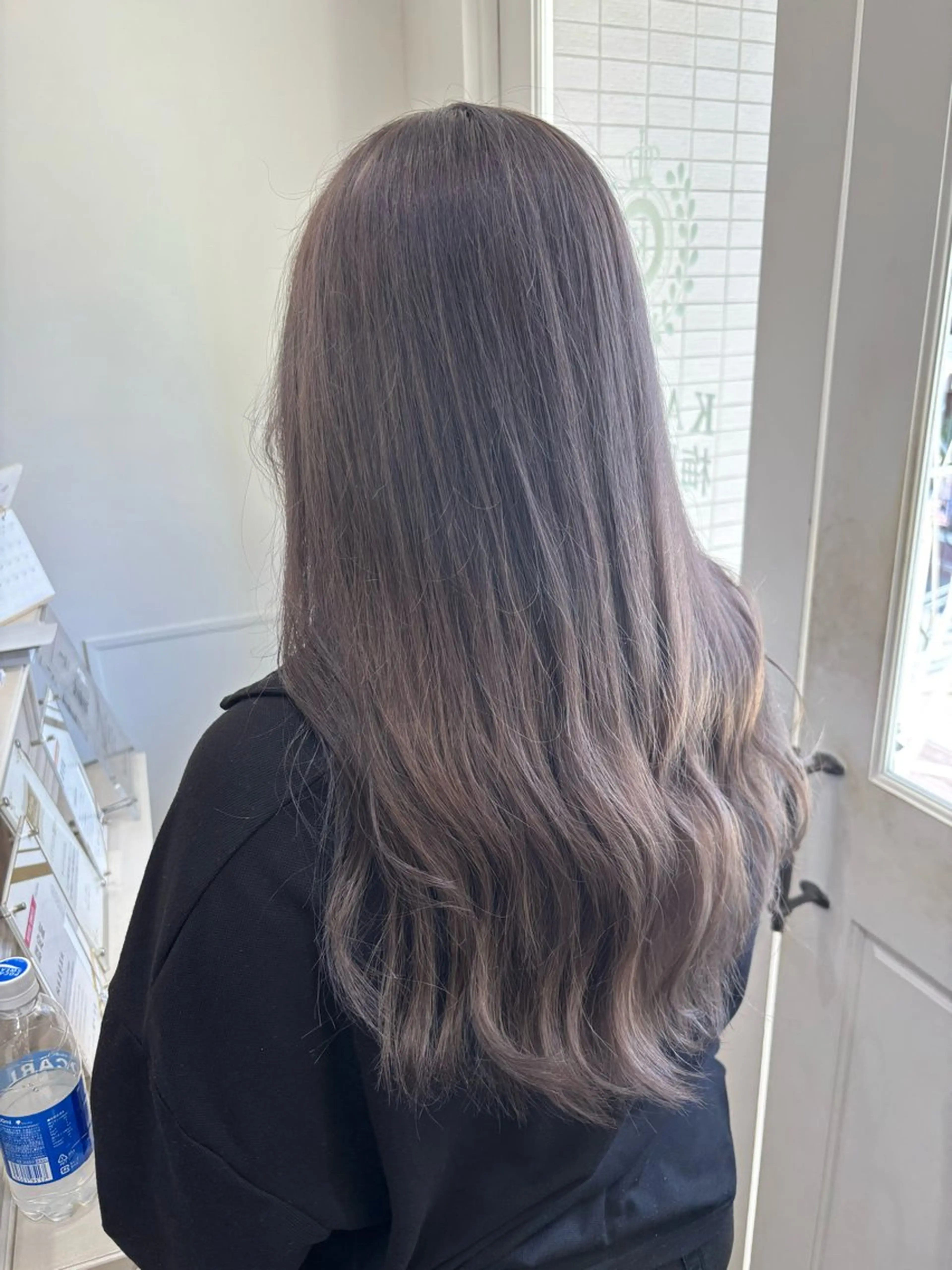 ロング カラー Risa🐈‍⬛/ グレージュ/透明感のヘアスタイル