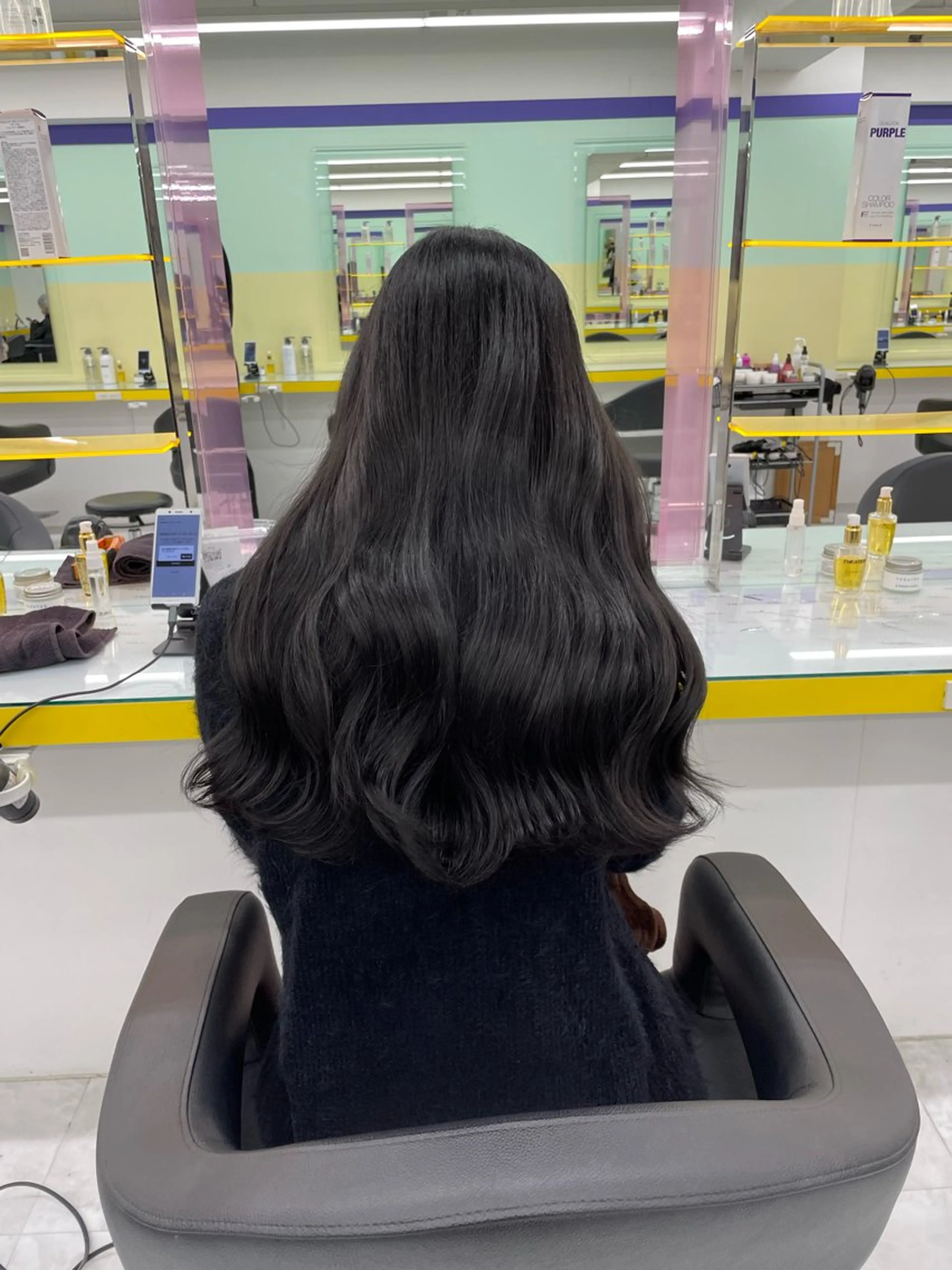 ロング カラー 🦋色落ち綺麗カラー メンズYUZU🦋‪のヘアスタイル