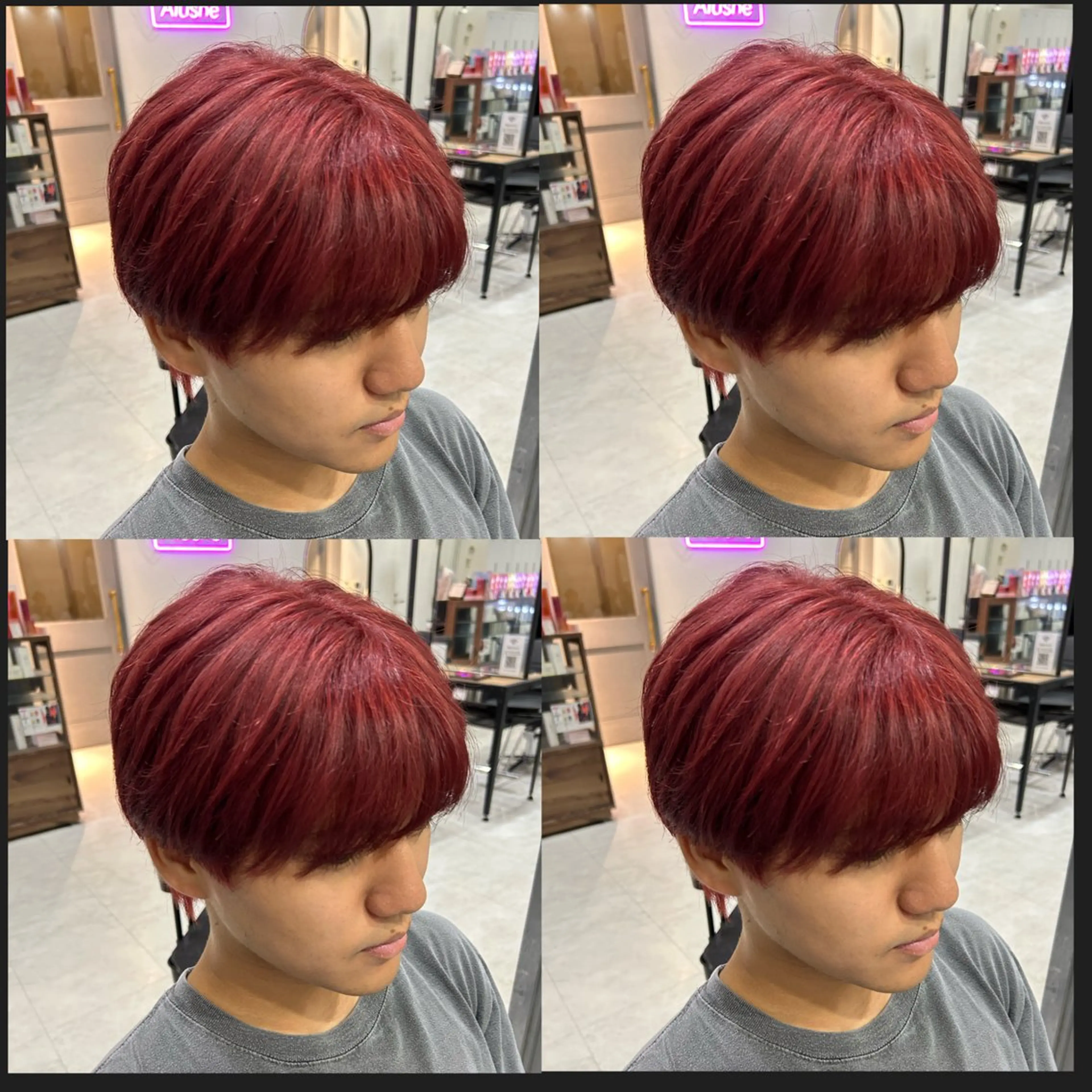 ショート カラー パーマ ヘアアレンジ メンズ カット ヘアカラー トリートメント 🍎パーマ/艶髪 カラー 渡辺一翔のヘアスタイル