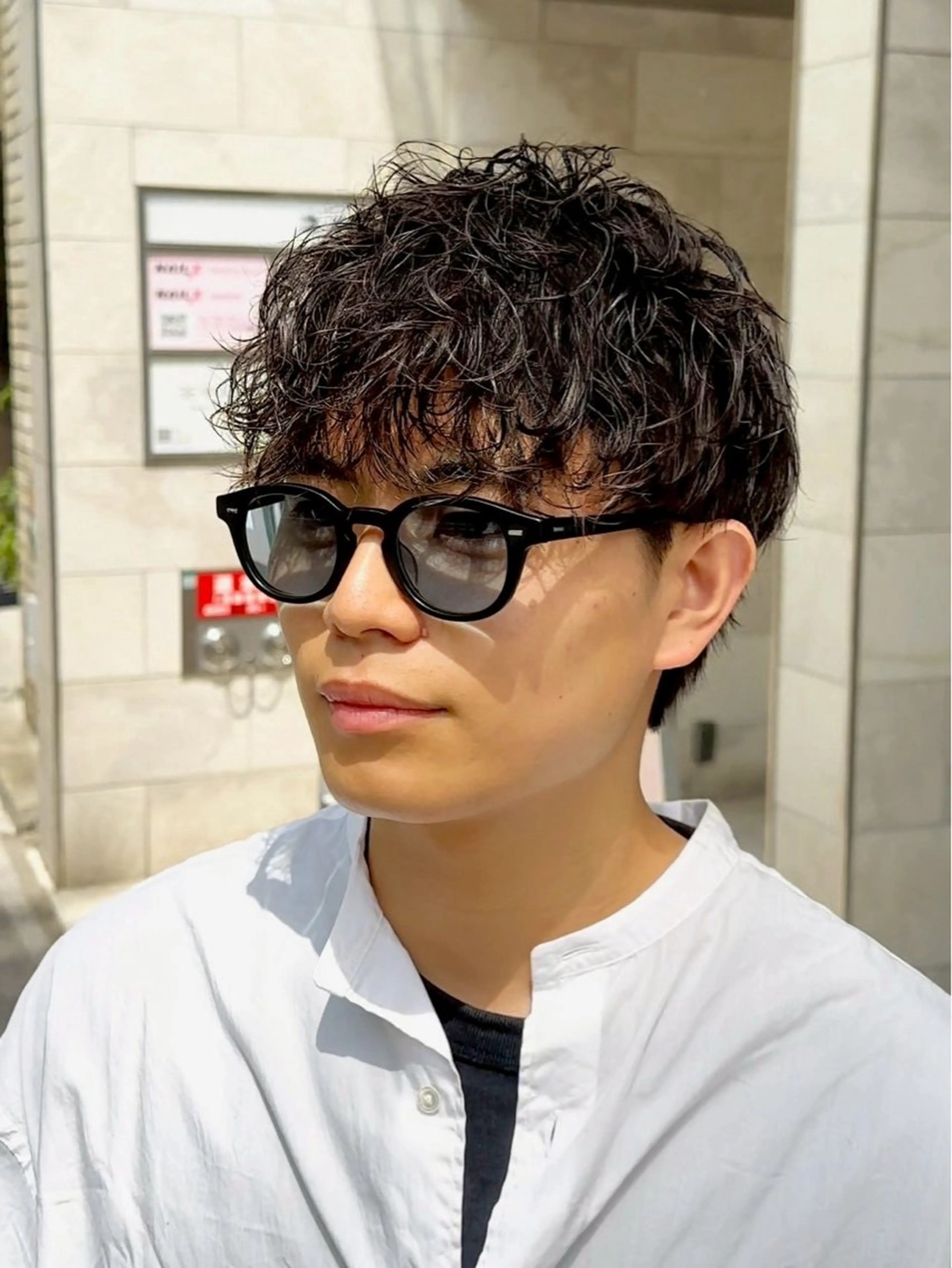 パーマ ✨️メンズ特化波巻き ツイスパ✨️松本真生のヘアスタイル