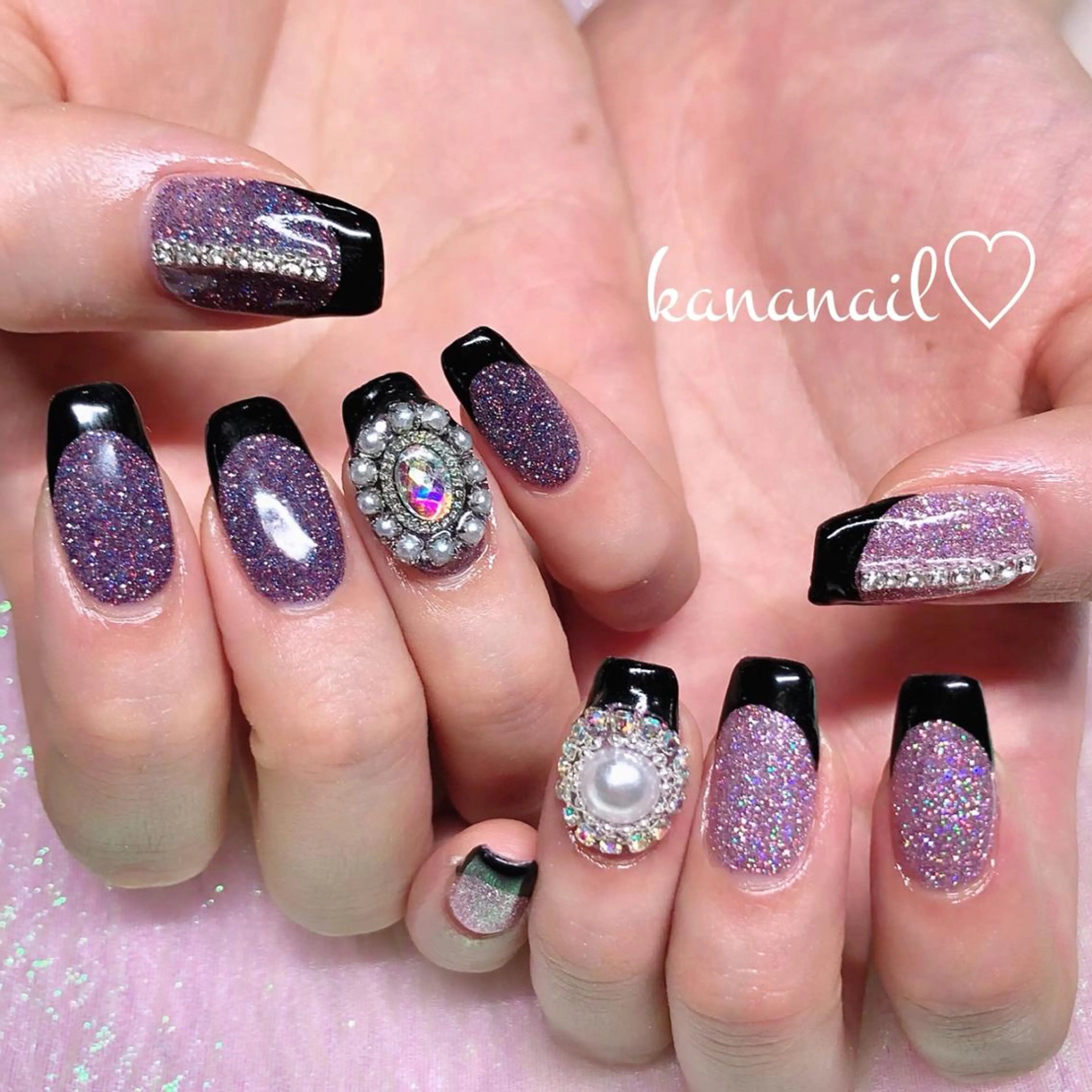 ネイル フラッシュネイル ハンドネイル kananail ♡のネイルデザイン