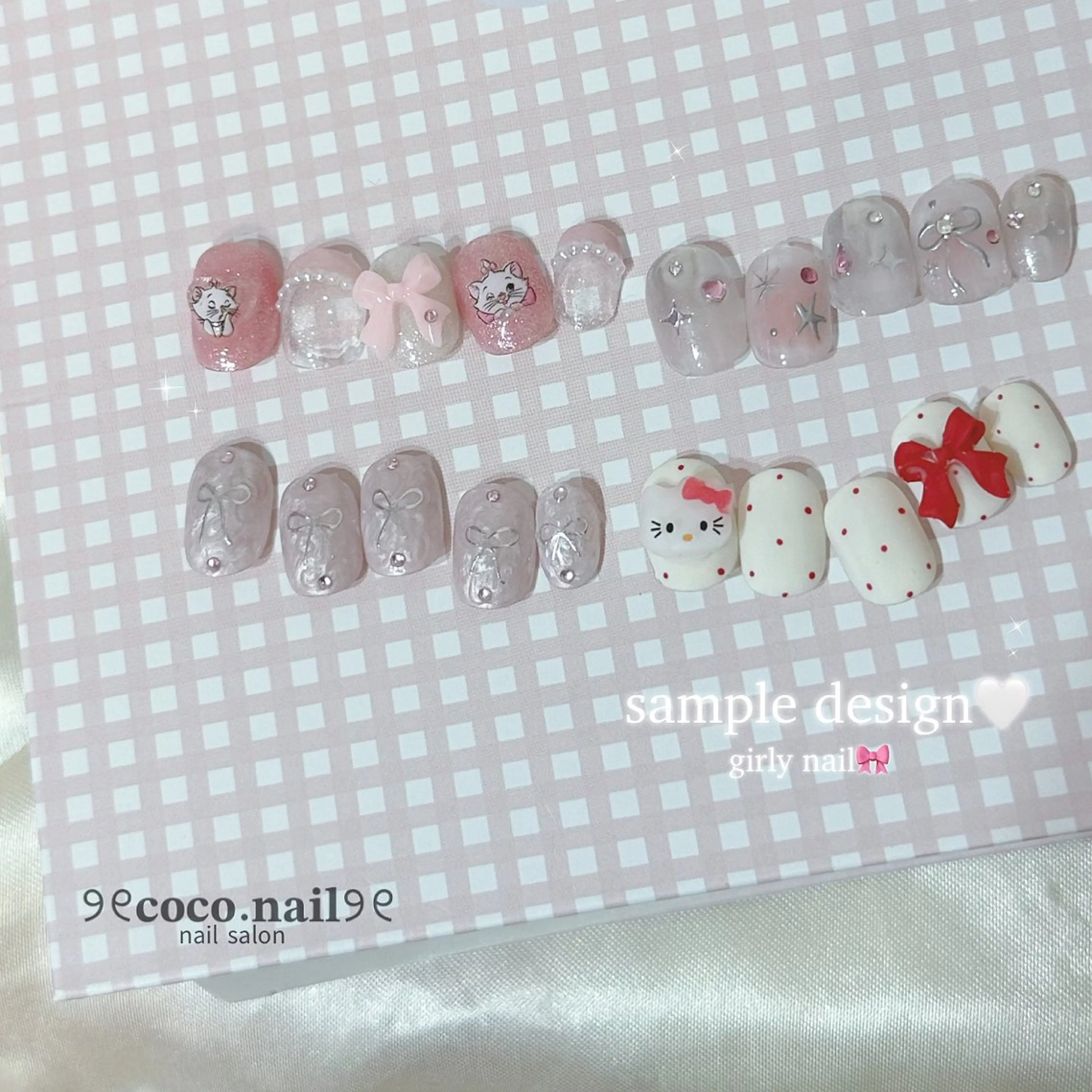 ネイル ハンドネイル lili.nail y2k/長さ出しのネイルデザイン