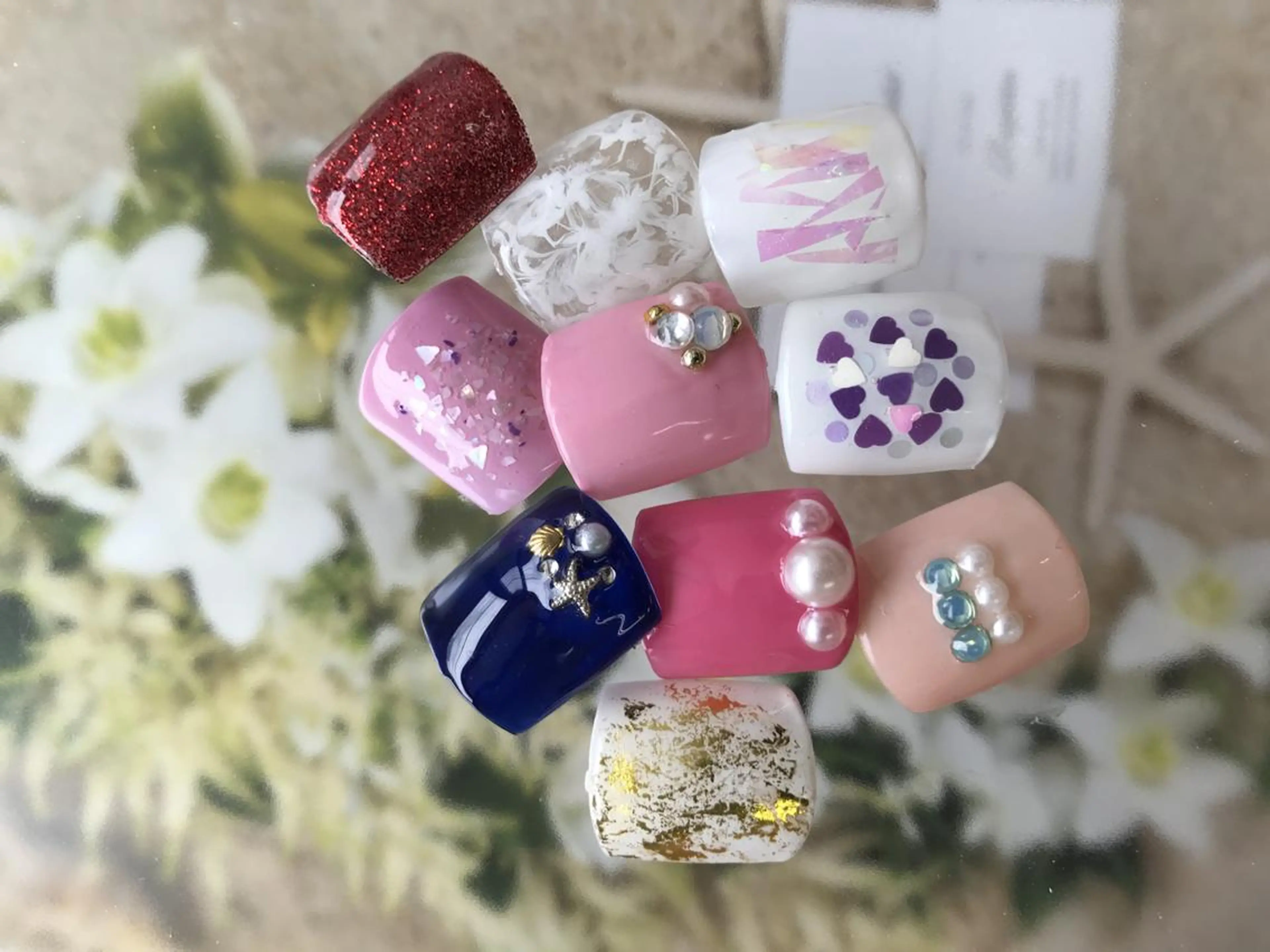 ネイル フットネイル ネイリストアカデミー 田中のネイルデザイン