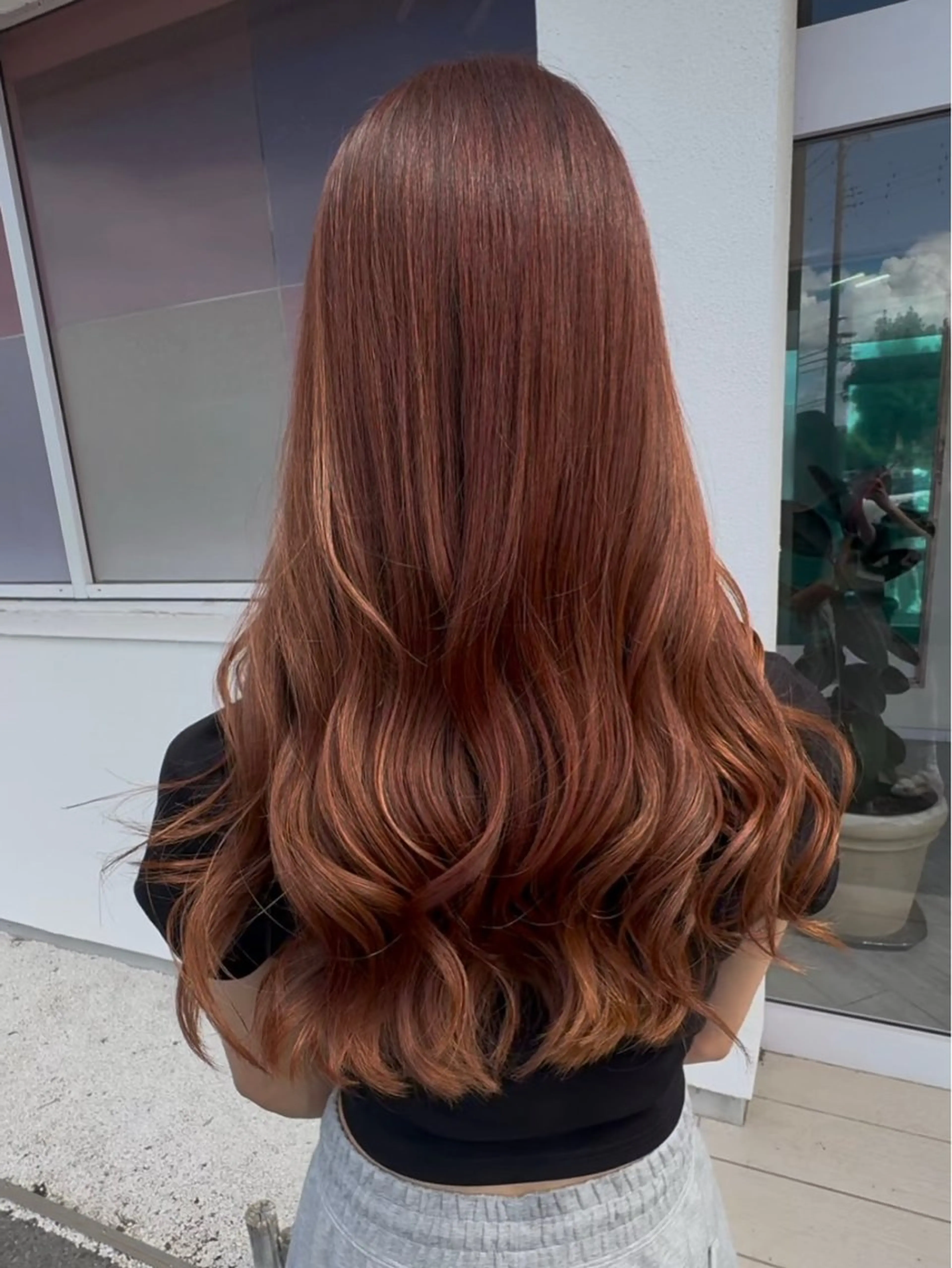 ロング 菊地 映香のヘアスタイル
