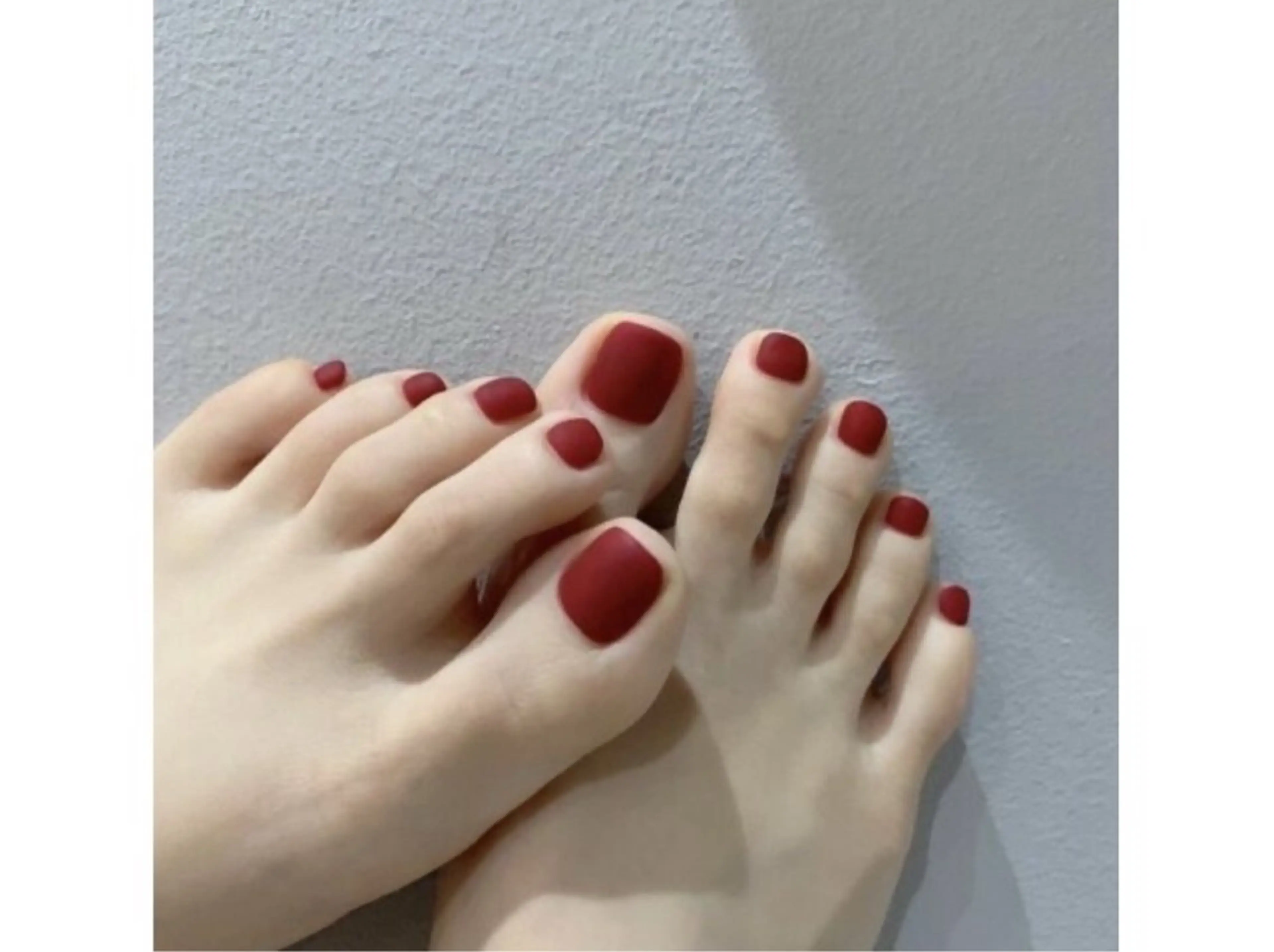 オフ込み💅フット　ワンカラーの写真