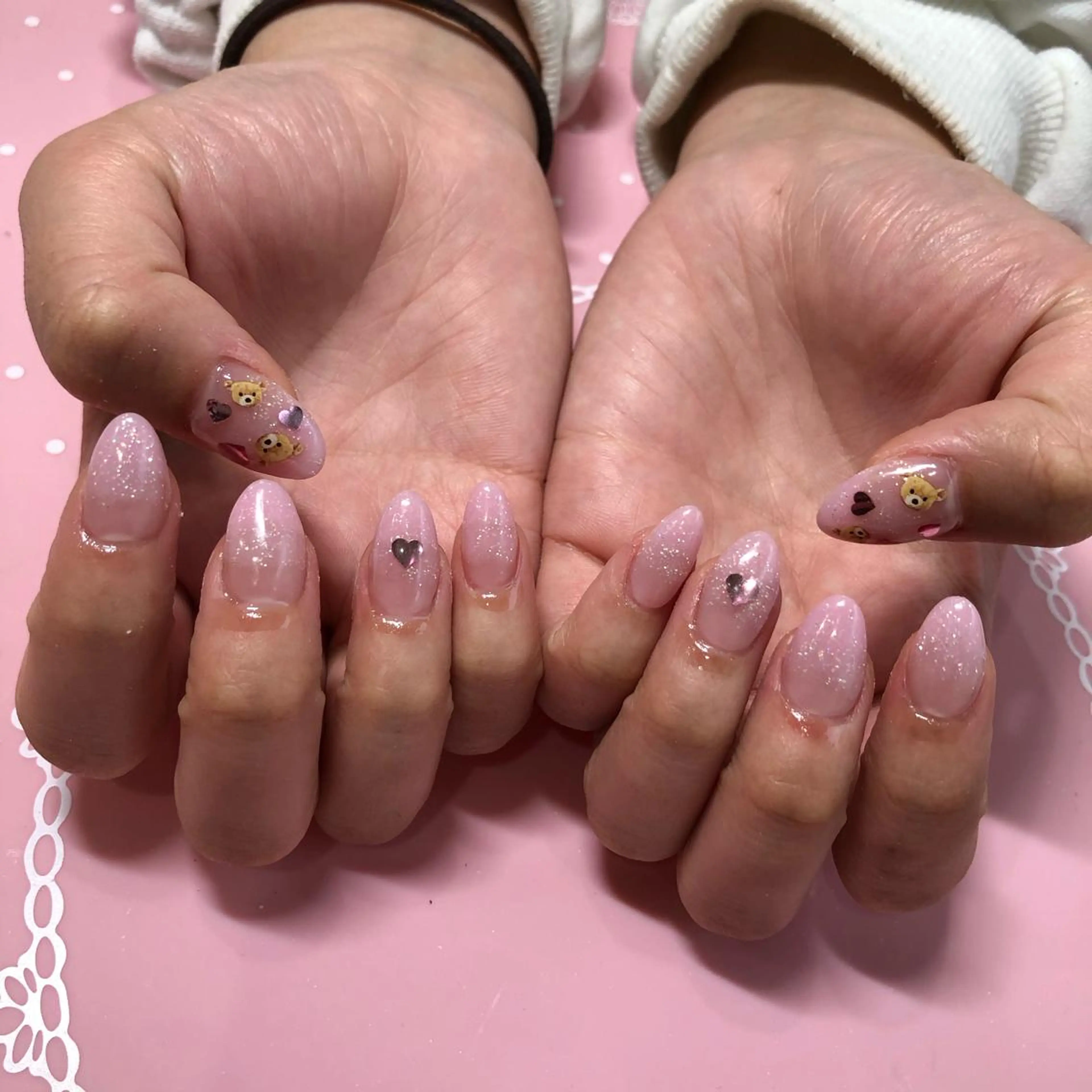 ショート ネイル ハンドネイル 《LB》ラブリエ Nail&eyeのマツエク・マツパデザイン