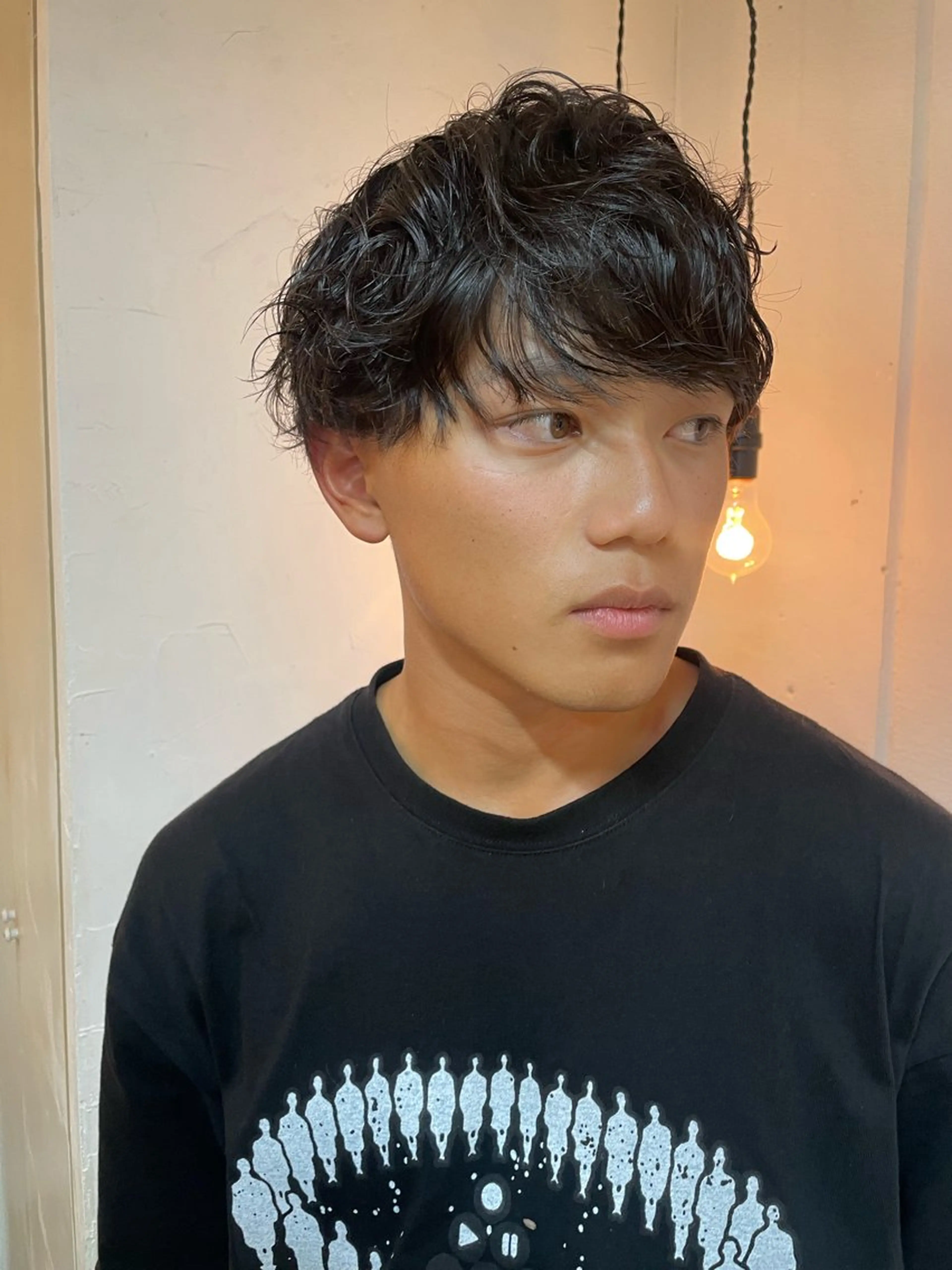 メンズ 京都美容師 塩のヘアスタイル