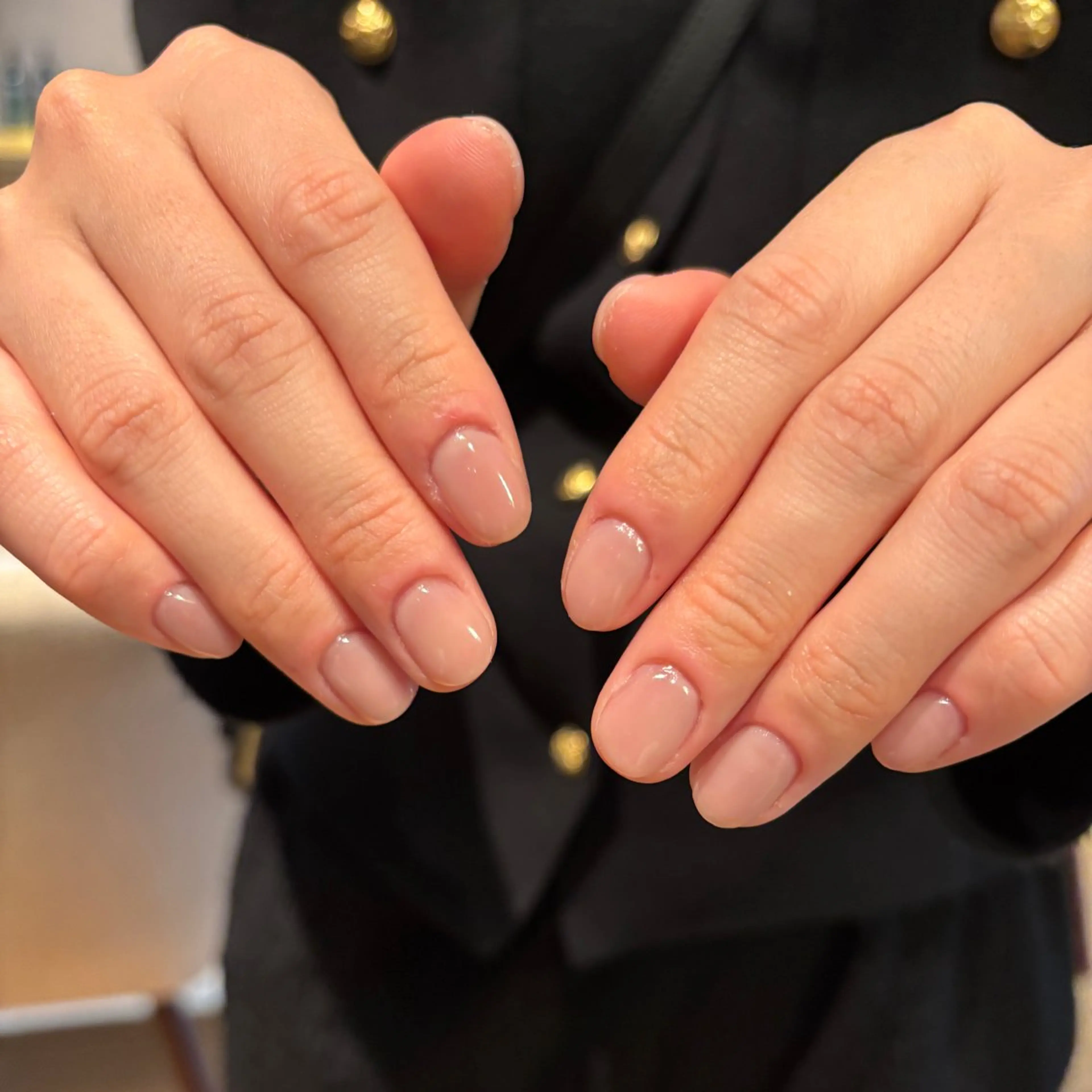 ネイル ワンカラーネイル モデル募集🍑渋谷 Nanamiのネイルデザイン