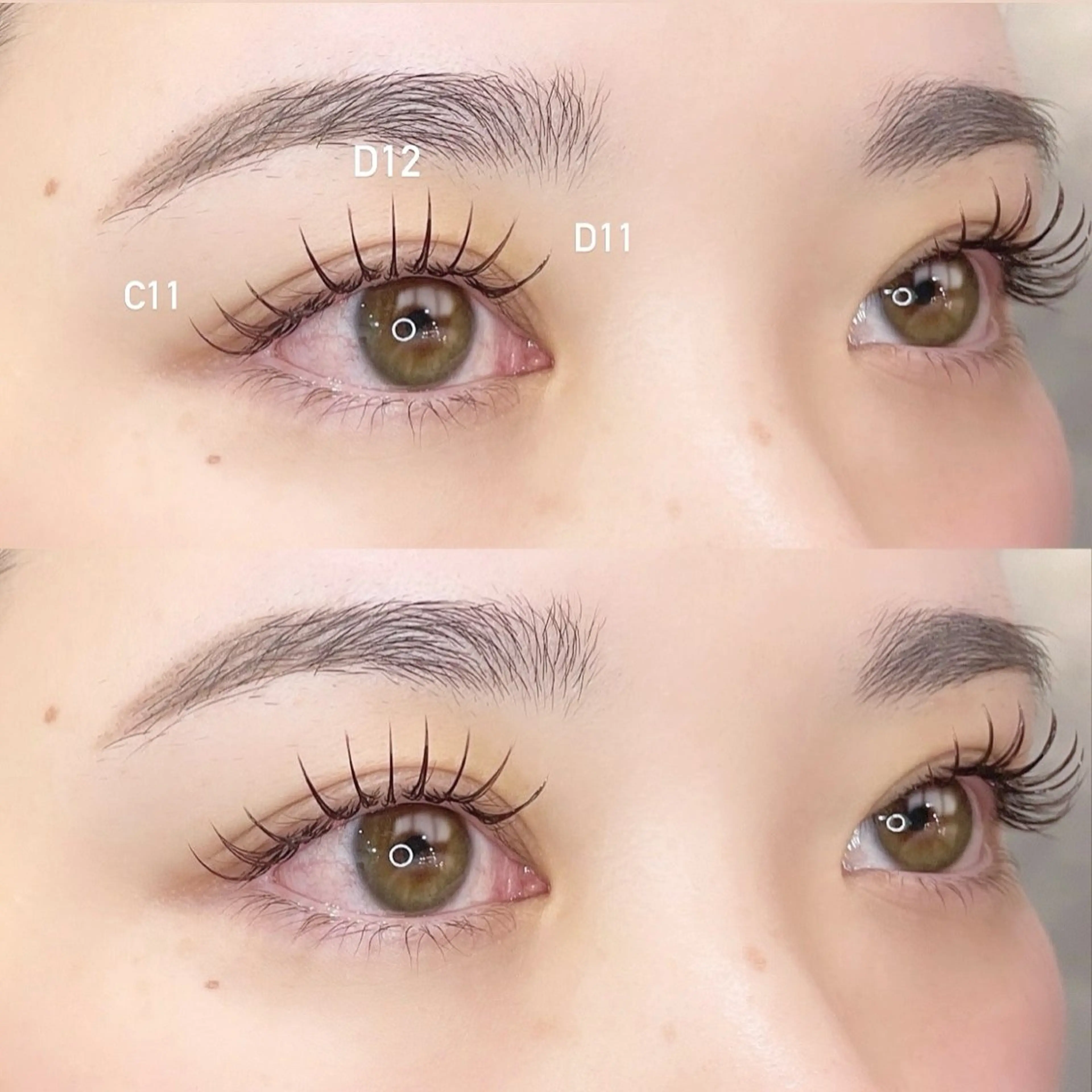 マツエク・マツパ カラーマツエク フラットラッシュ OLIVIA EBISU店長 丹野のマツエク・マツパデザイン