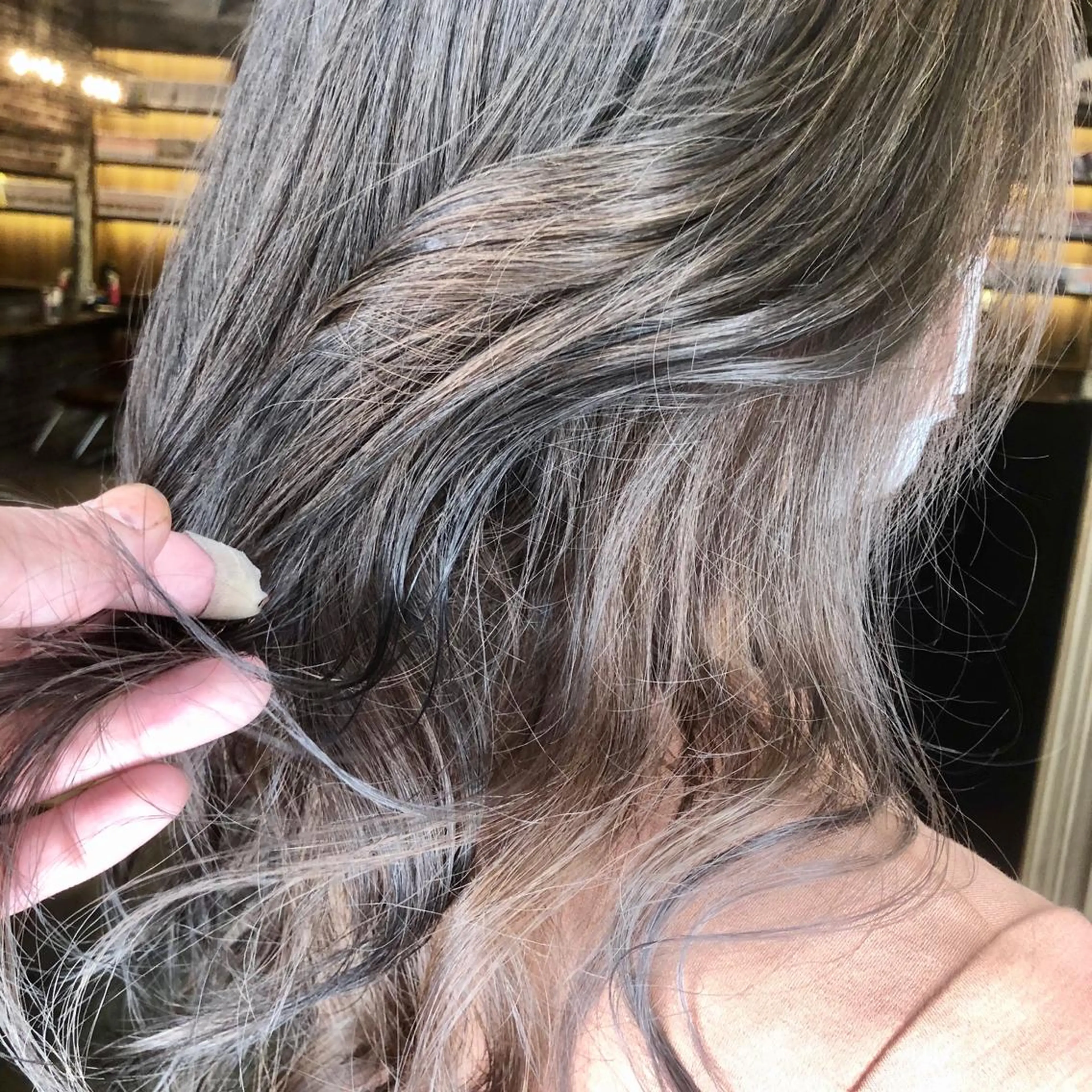 ミディアム カラー 藤木 雅俊のヘアスタイル