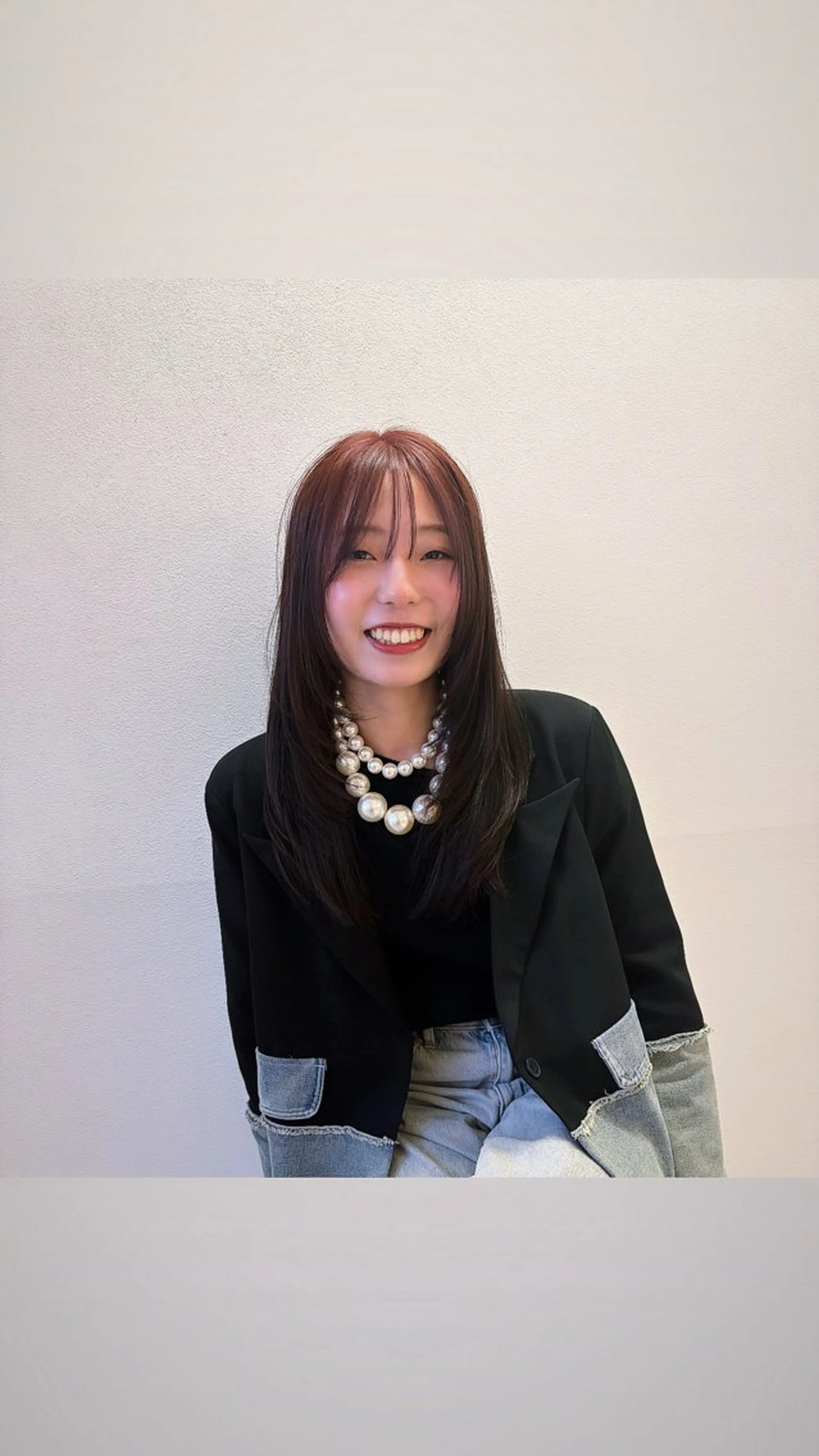 ロング カット ヘアカラー トリートメント ａｉｋａ🐩 /艶カラー/レイヤーのヘアスタイル