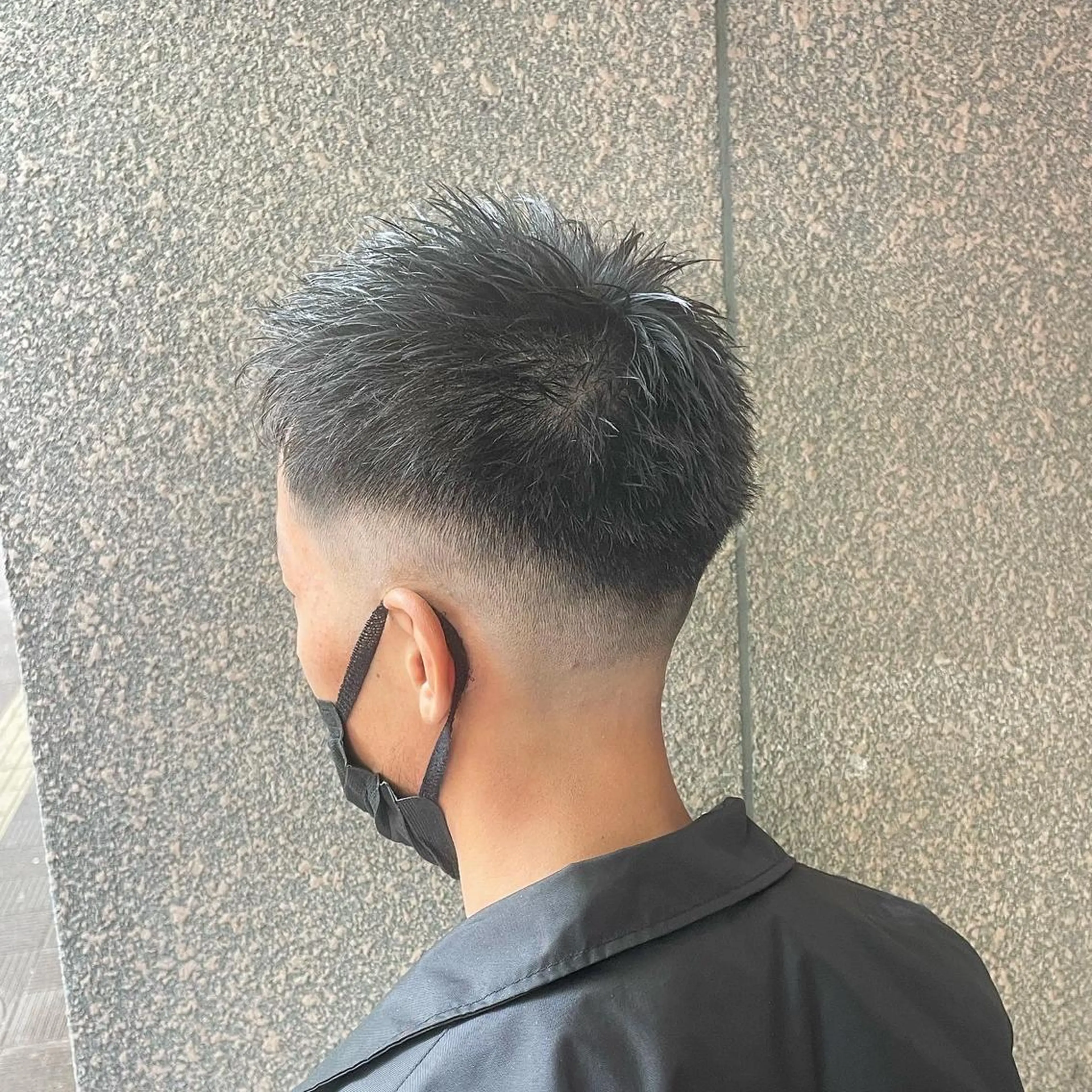 メンズ フェードカット スキンフェード カット Le'a所属・渋谷/フェード/ 國分 翔のヘアスタイル