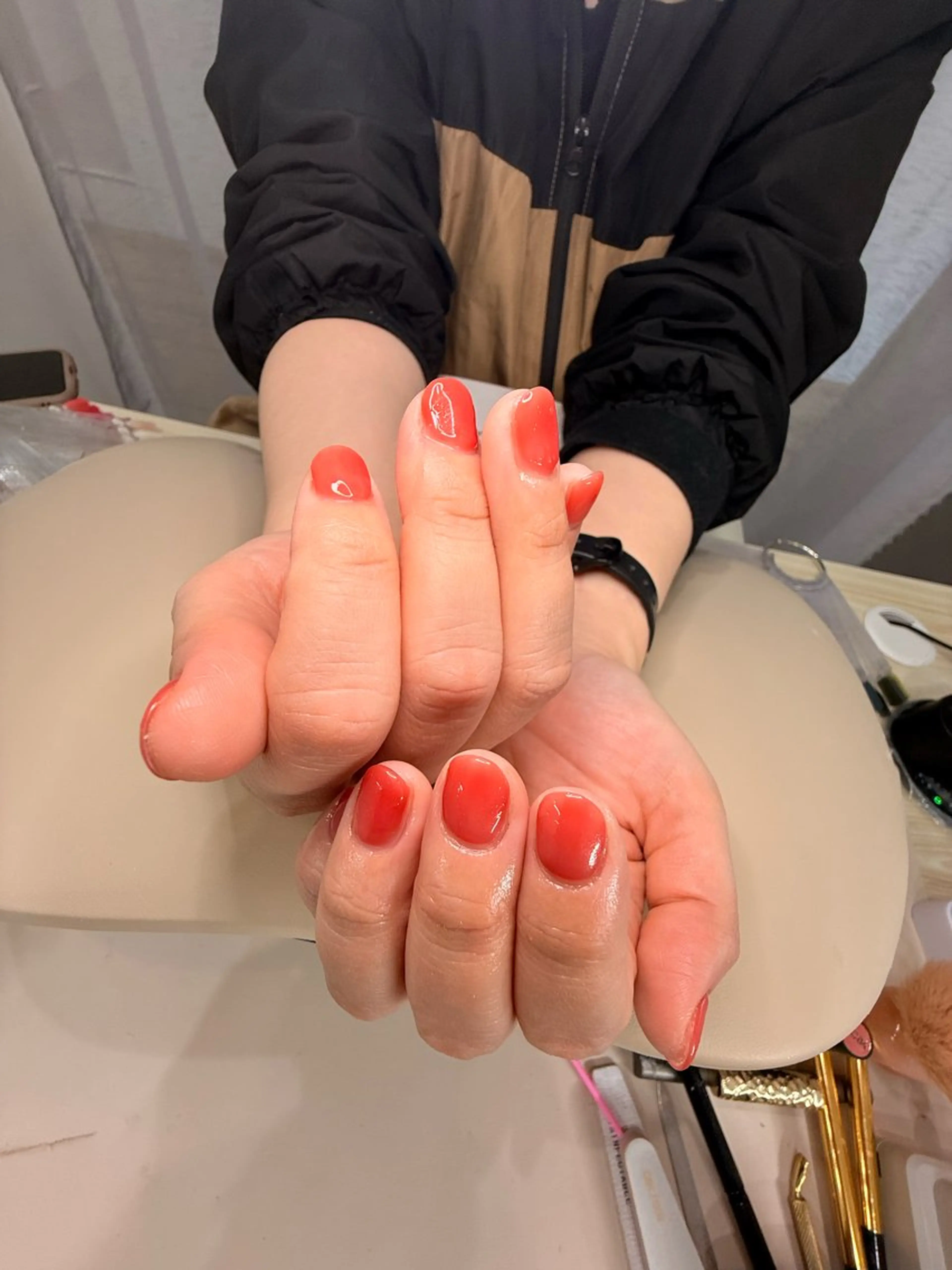 ネイル ワンカラーネイル Kogaolash所属・nailist Minaのネイルデザイン